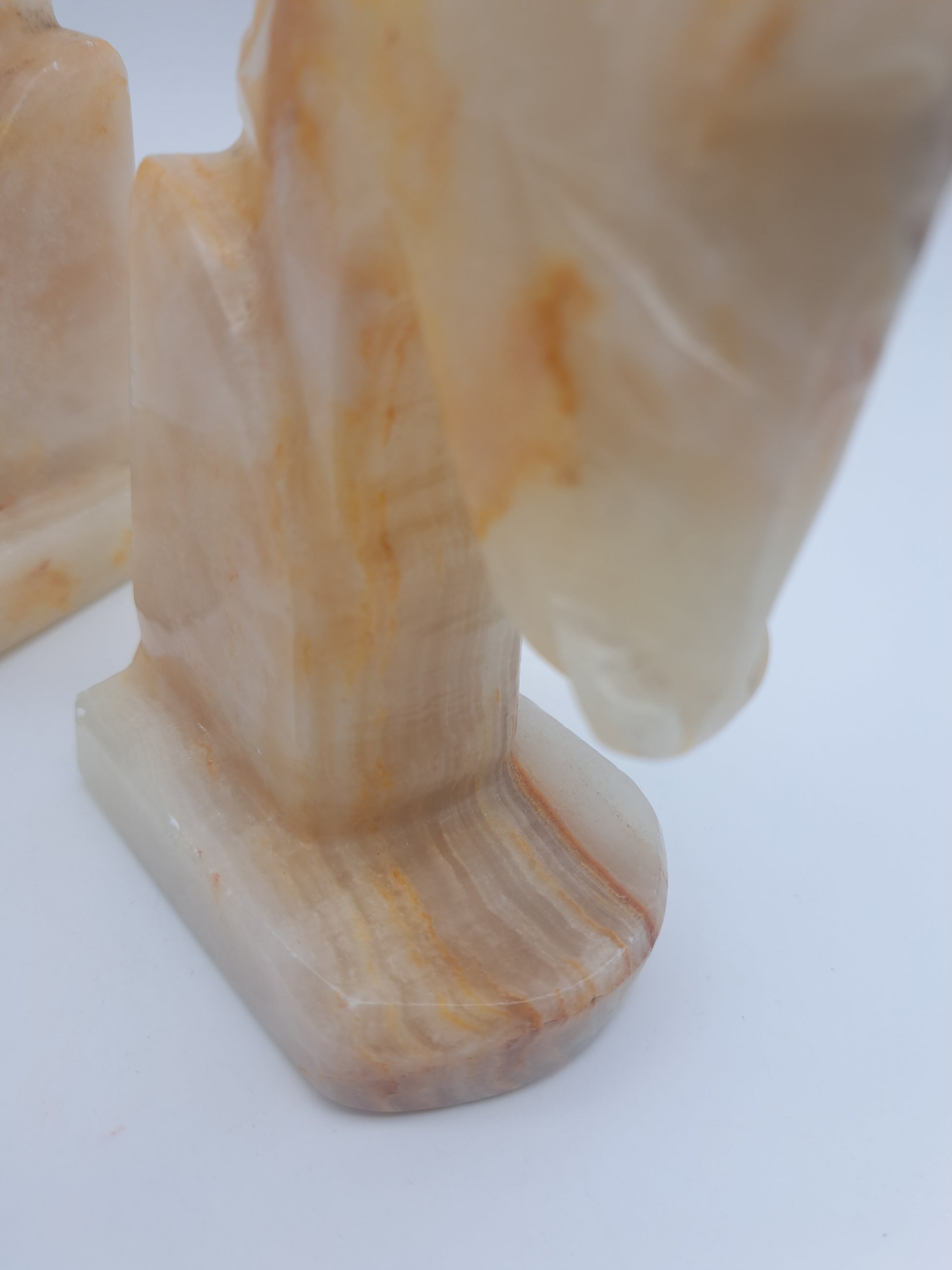 Onyx Horse Heads Bookends, Mexico