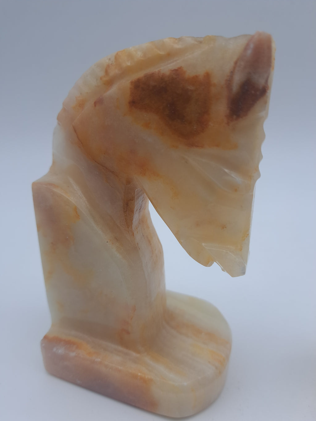 Onyx Horse Heads Bookends, Mexico