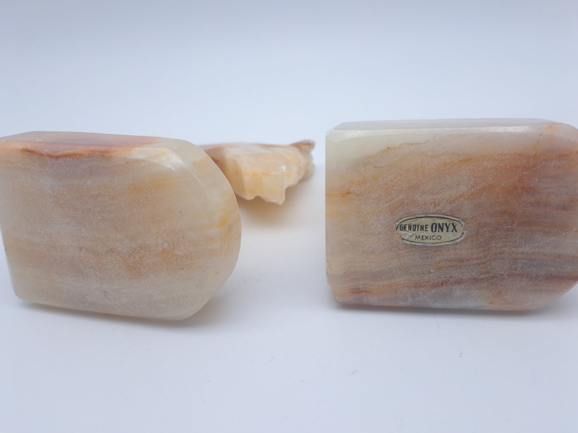 Onyx Horse Heads Bookends, Mexico