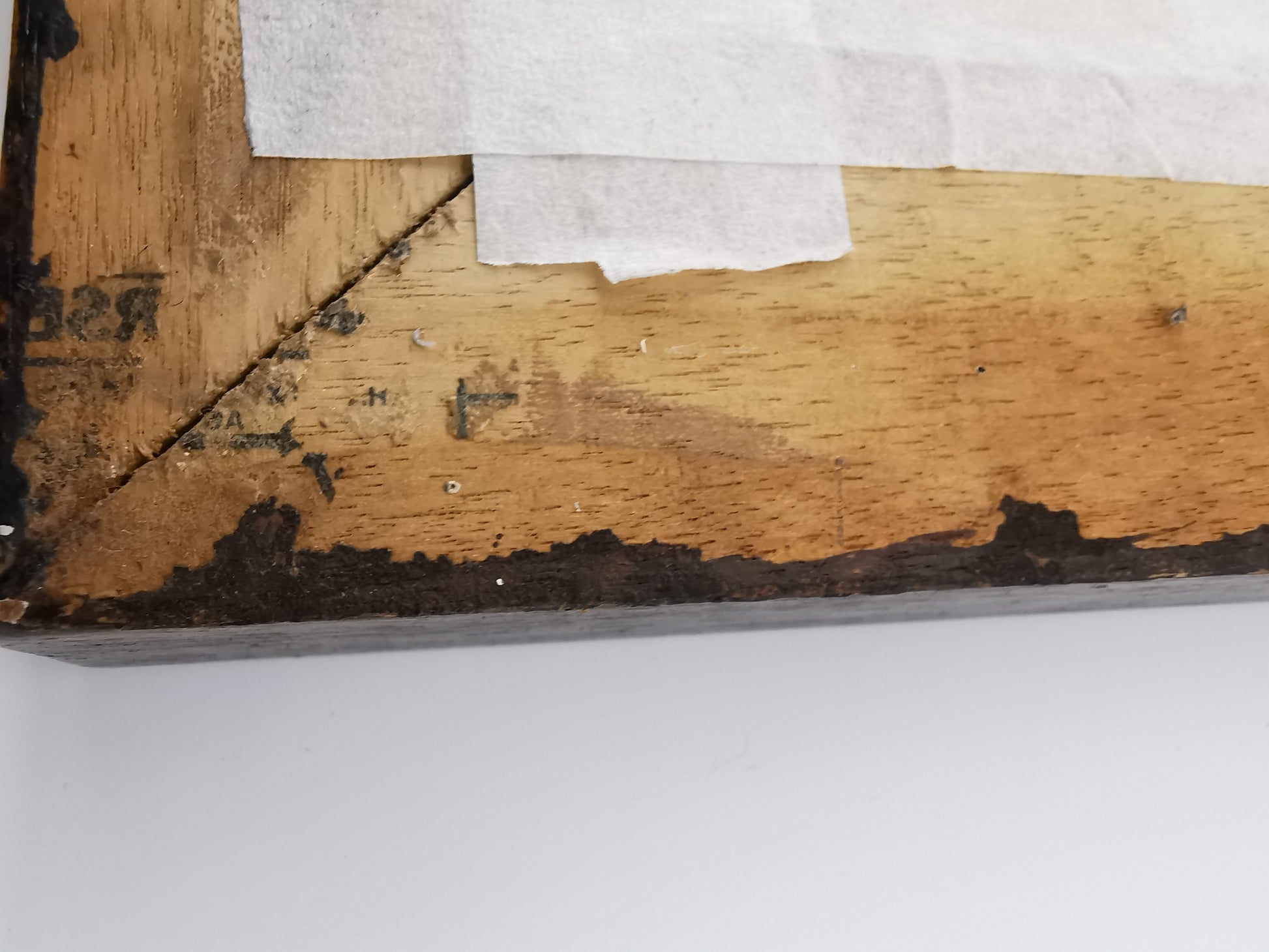 Original Vintage Oil Painting Mountain Landscape