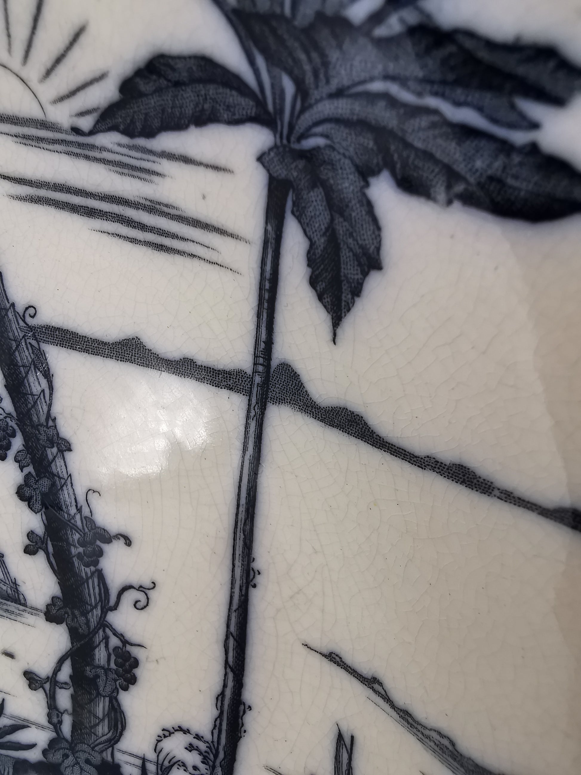 Antique J.G. Late Mayers Crusoe plate