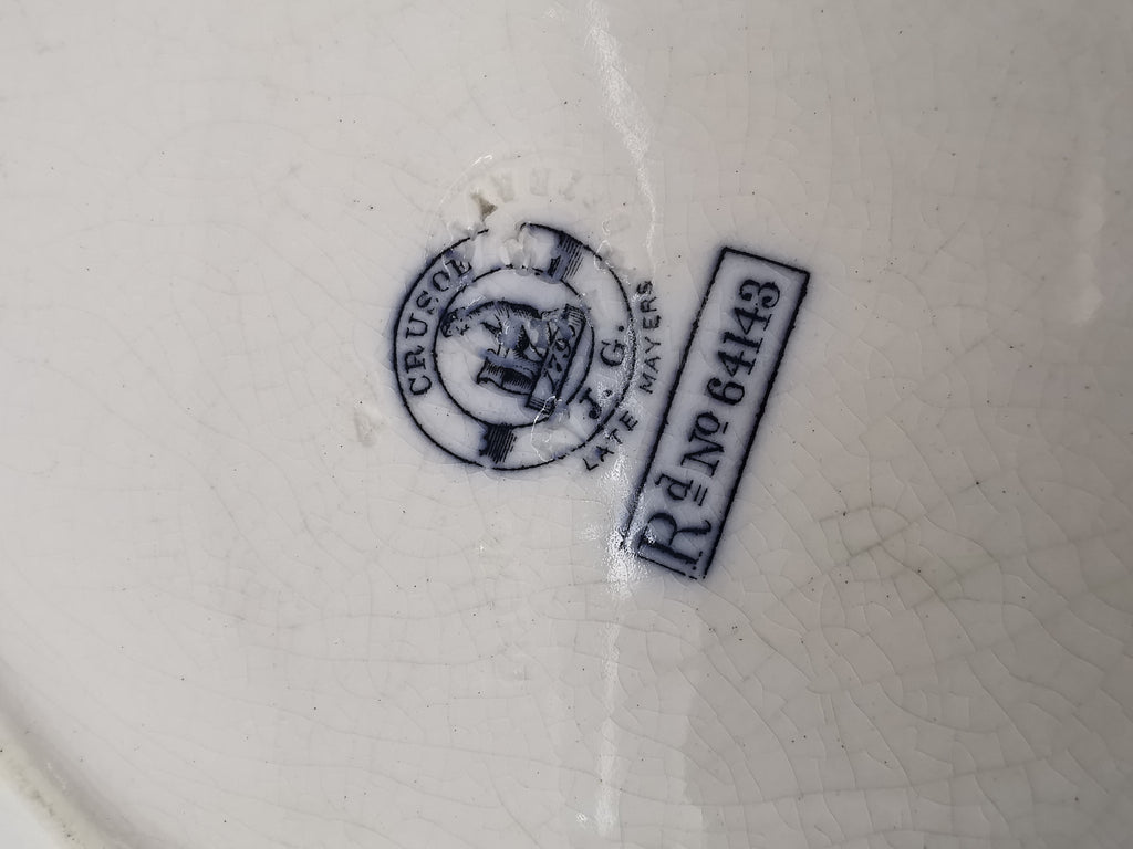 Antique J.G. Late Mayers Crusoe plate