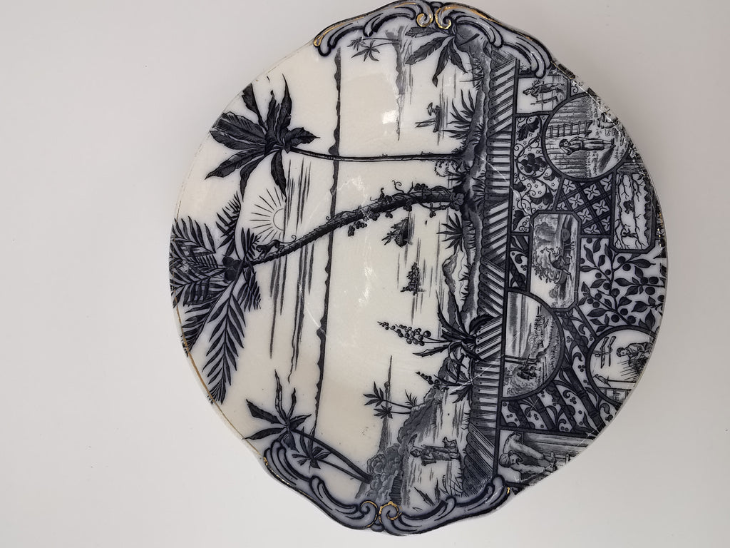 Antique J.G. Late Mayers Crusoe plate