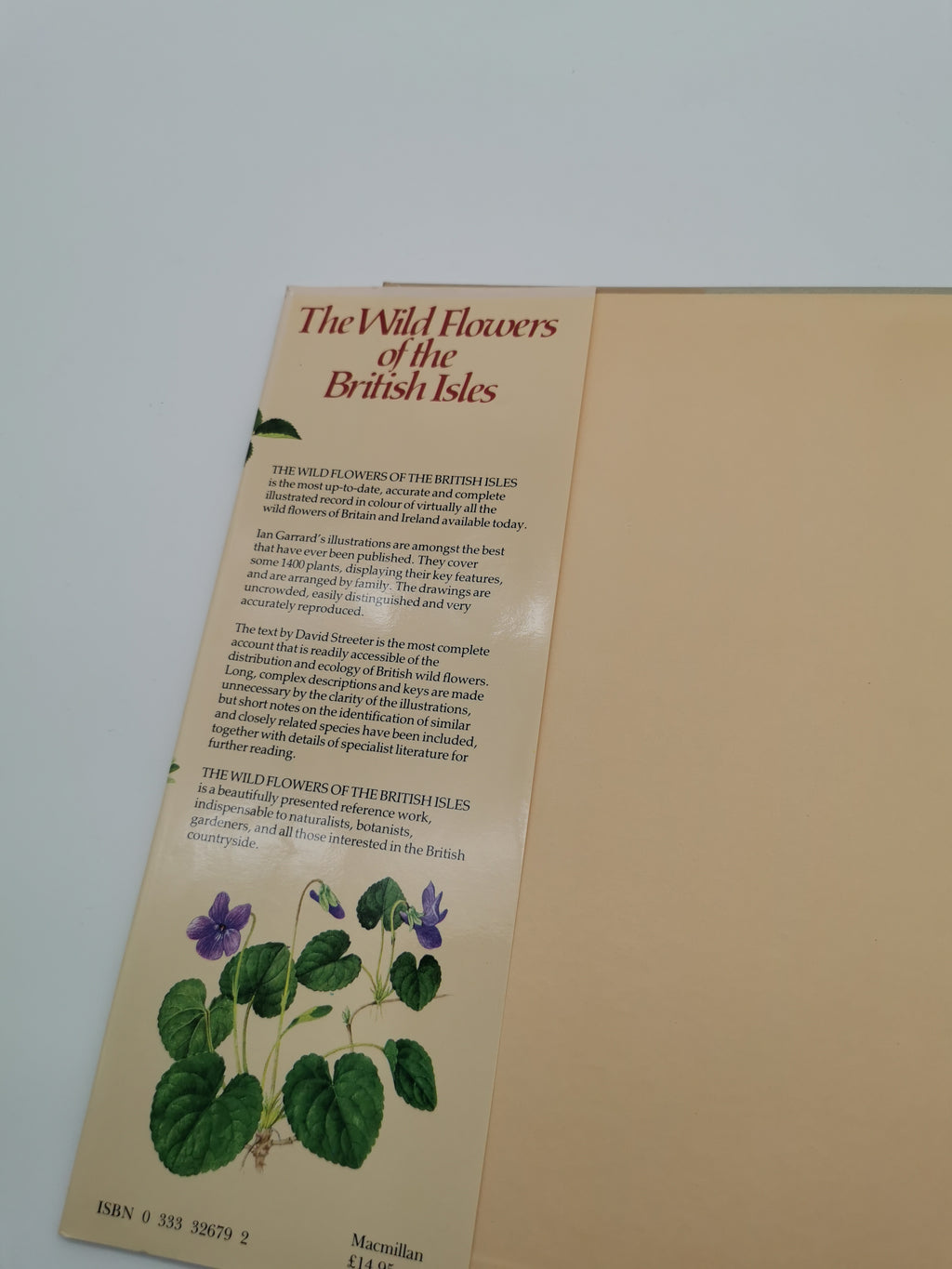 Vintage 1983 The Wild Flowers of the British Isles Hardback – First Edition Botanical Illustration Reference Guide