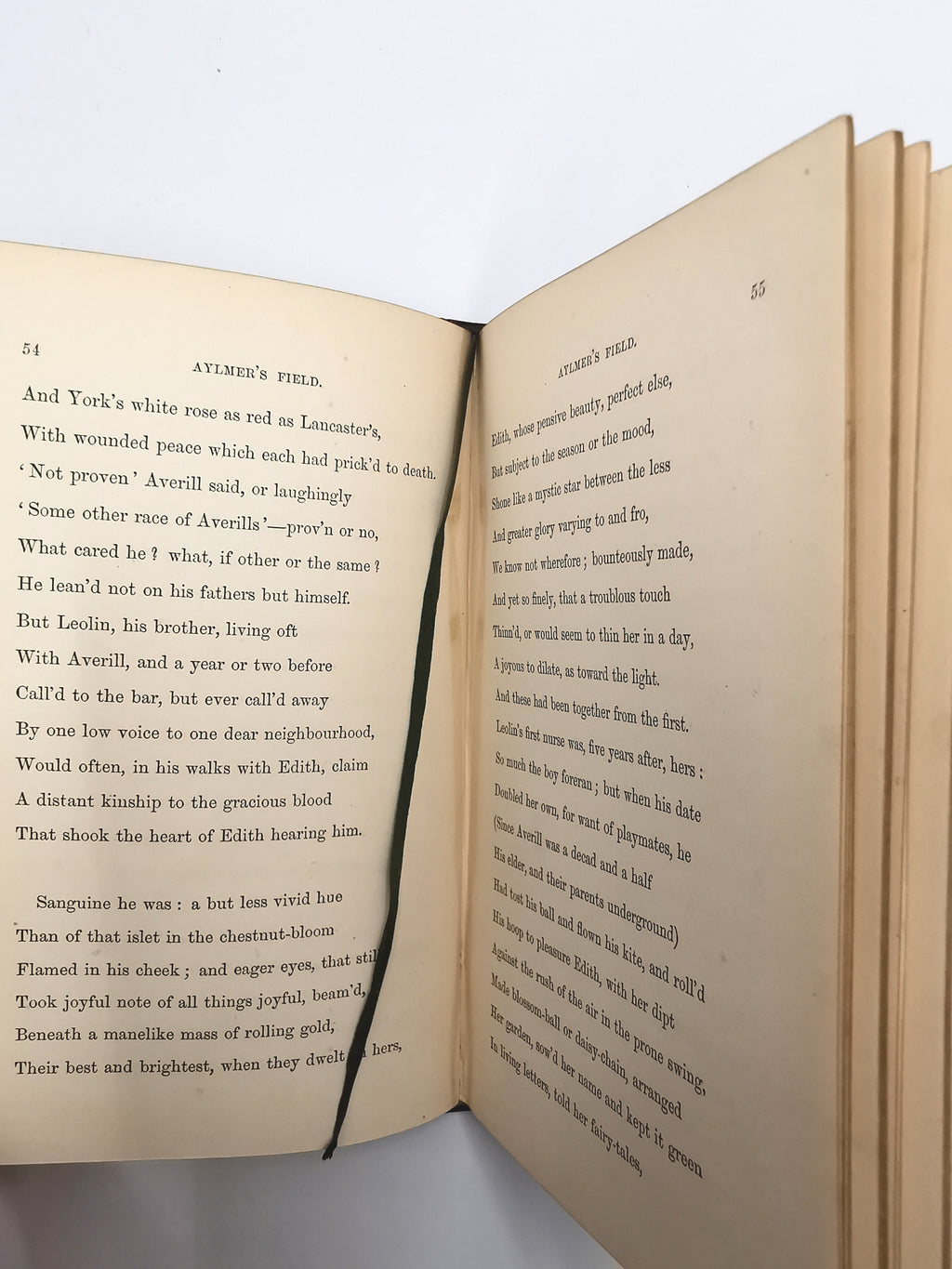 Antique Tennyson "Enoch Arden" book, 1865