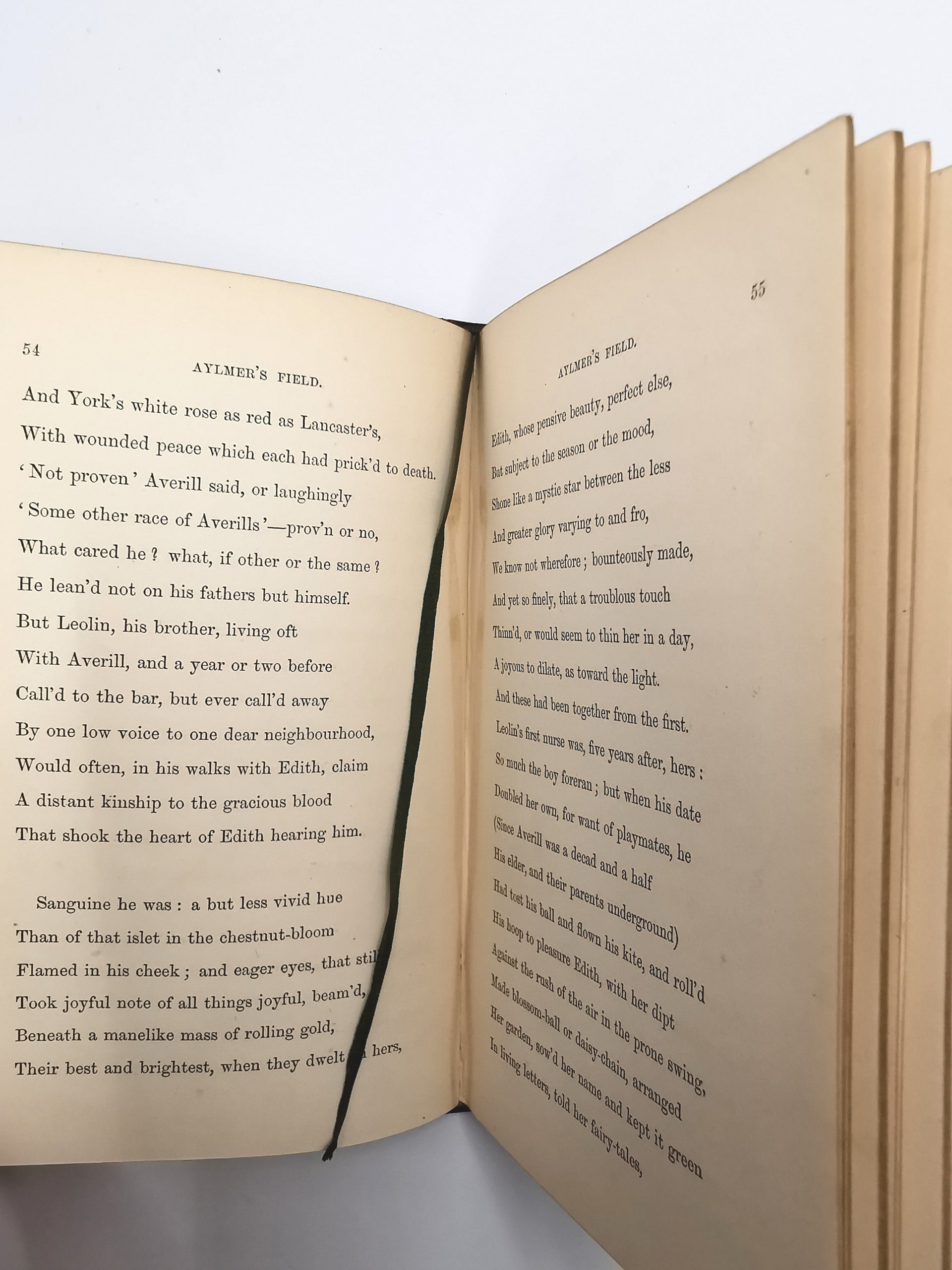 Antique Tennyson "Enoch Arden" book, 1865