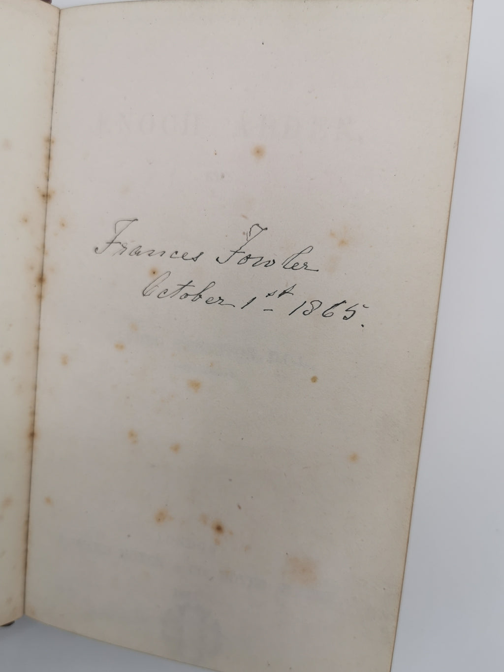 Antique Tennyson "Enoch Arden" book, 1865
