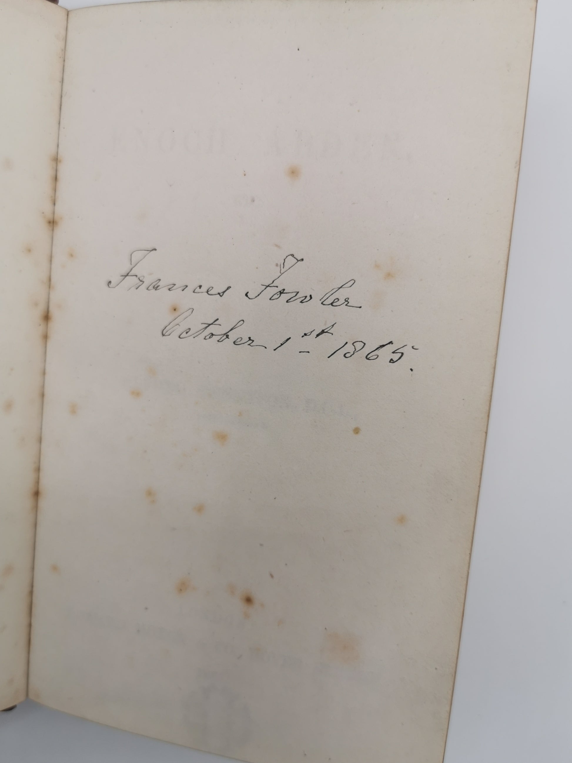 Antique Tennyson "Enoch Arden" book, 1865