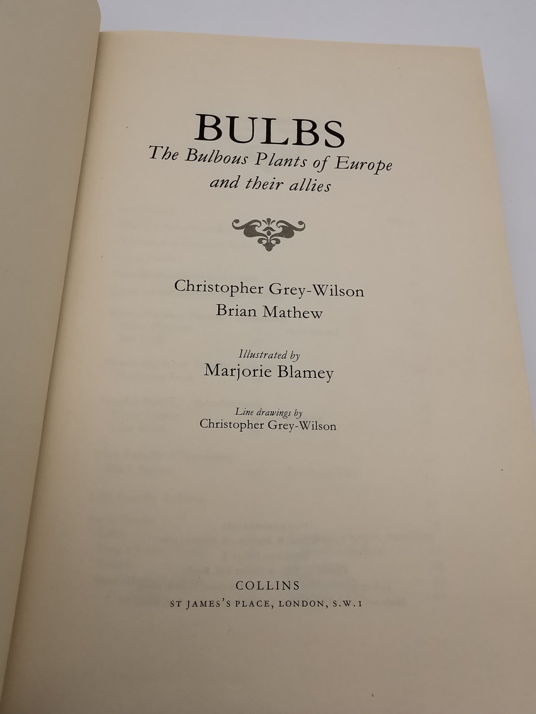 "Bulbs: The Bulbous Plants of Europe and Their Allies" by C. Grey-Wilson and B. Mathew