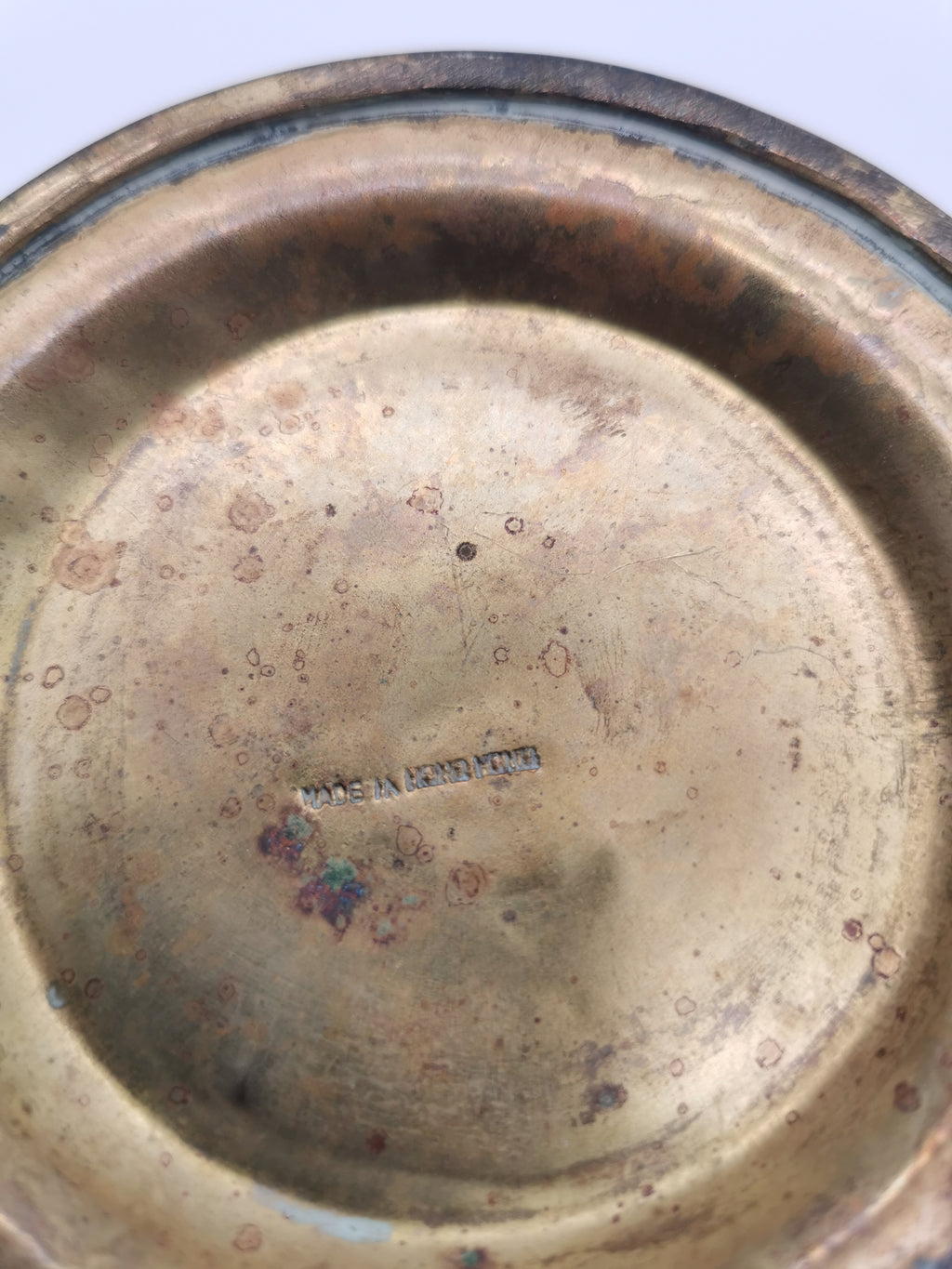 Vintage Brass Lion Heads/Foo Dogs Urn Vase