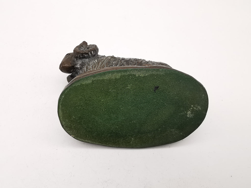 Cold Cast Bronze Ram Figurine, British Countryside Animal Art