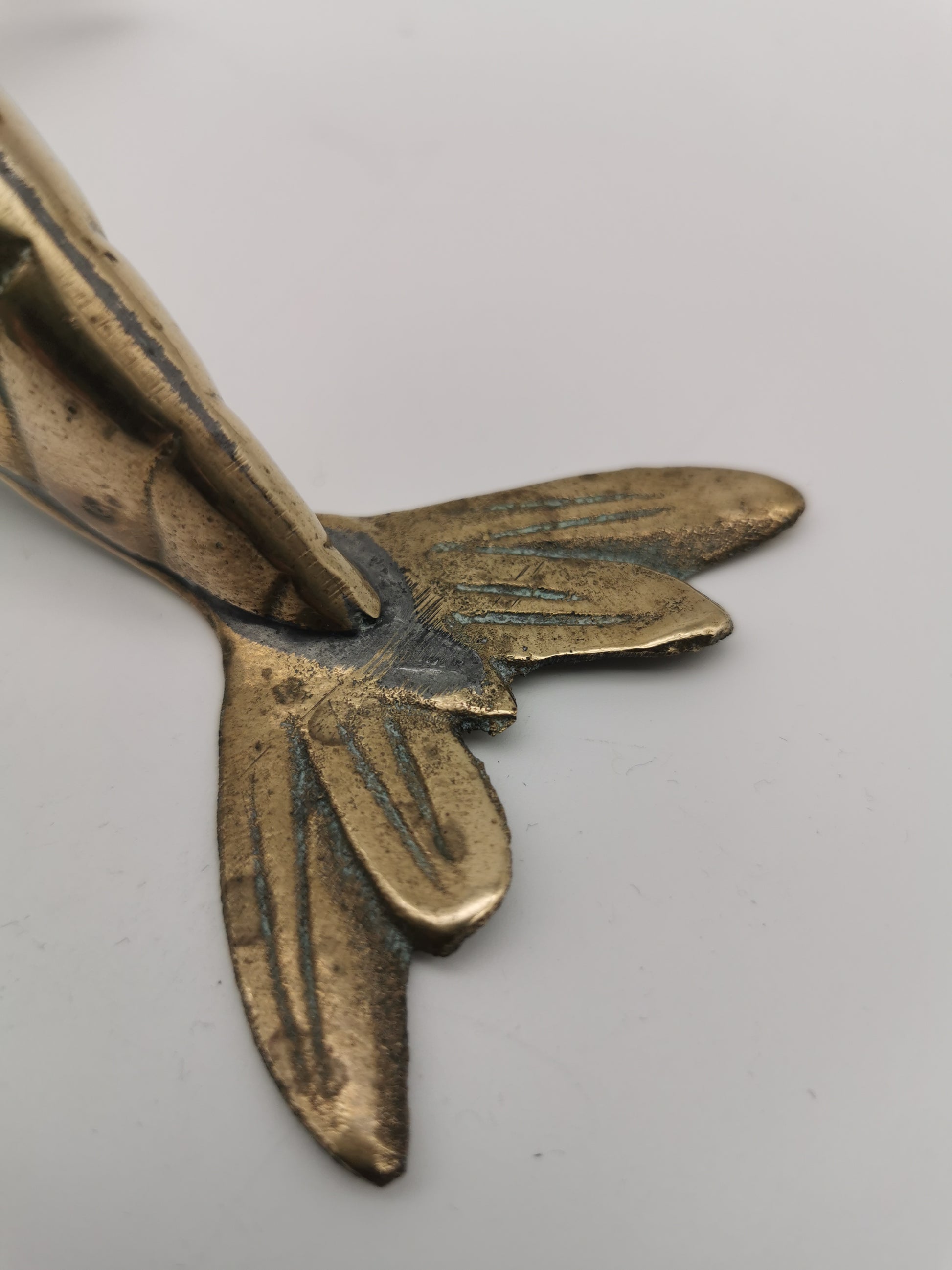 Vintage Brass Lobster Crawfish Sculpture – Mid-Century  Nautical Wall Art