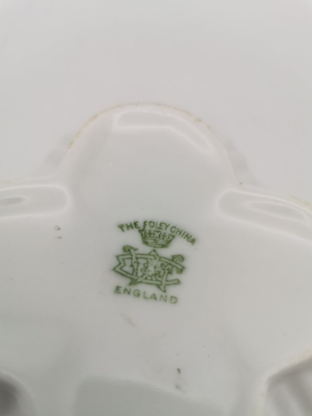 Antique Wileman Foley China "Foley Shape" 4-Lobed Gold Gilt Slop Sugar Bowl, Pre- Shelley, c.1894 (Pattern 3981)