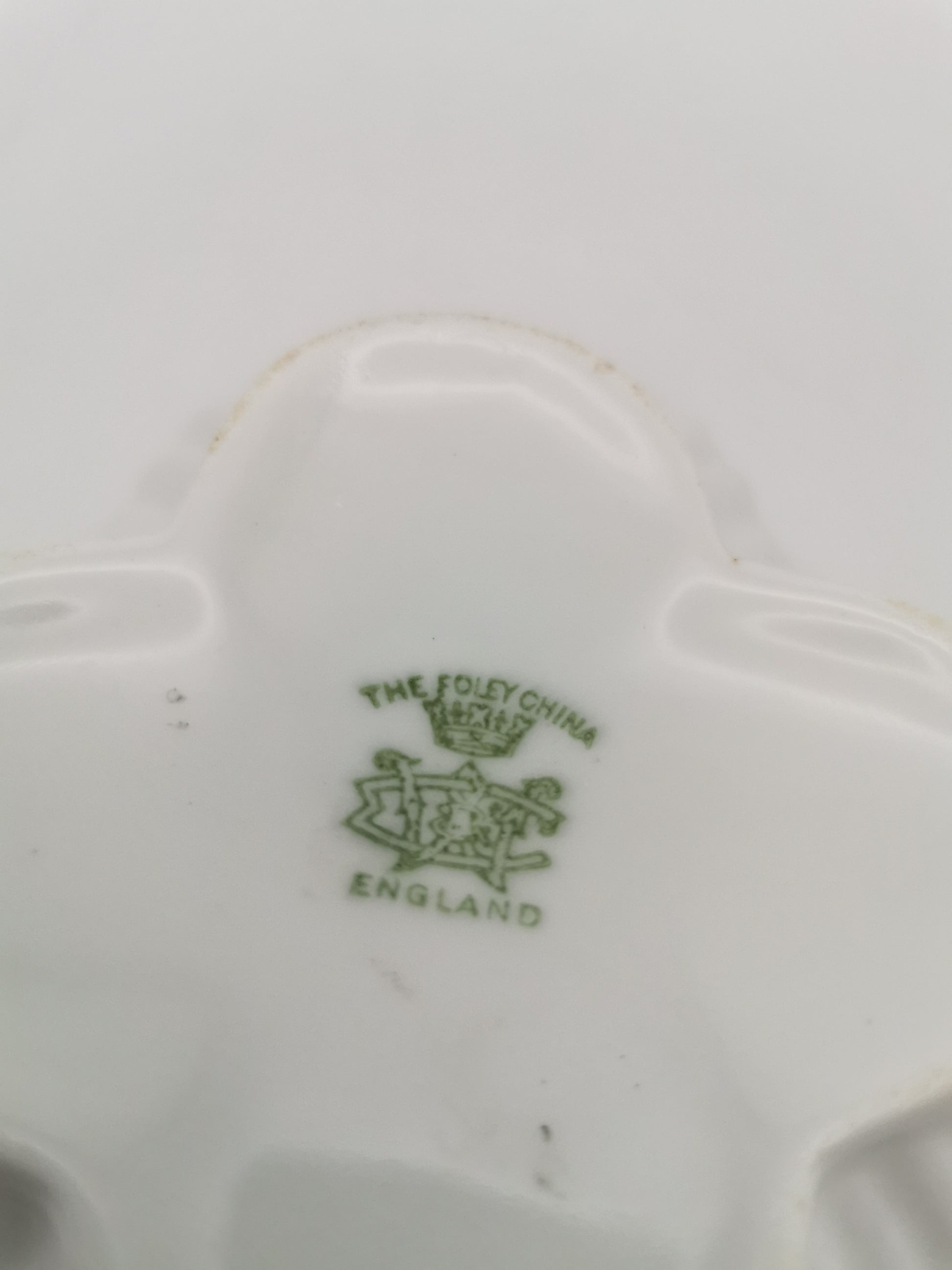 Antique Wileman Foley China "Foley Shape" 4-Lobed Gold Gilt Slop Sugar Bowl, Pre- Shelley, c.1894 (Pattern 3981)