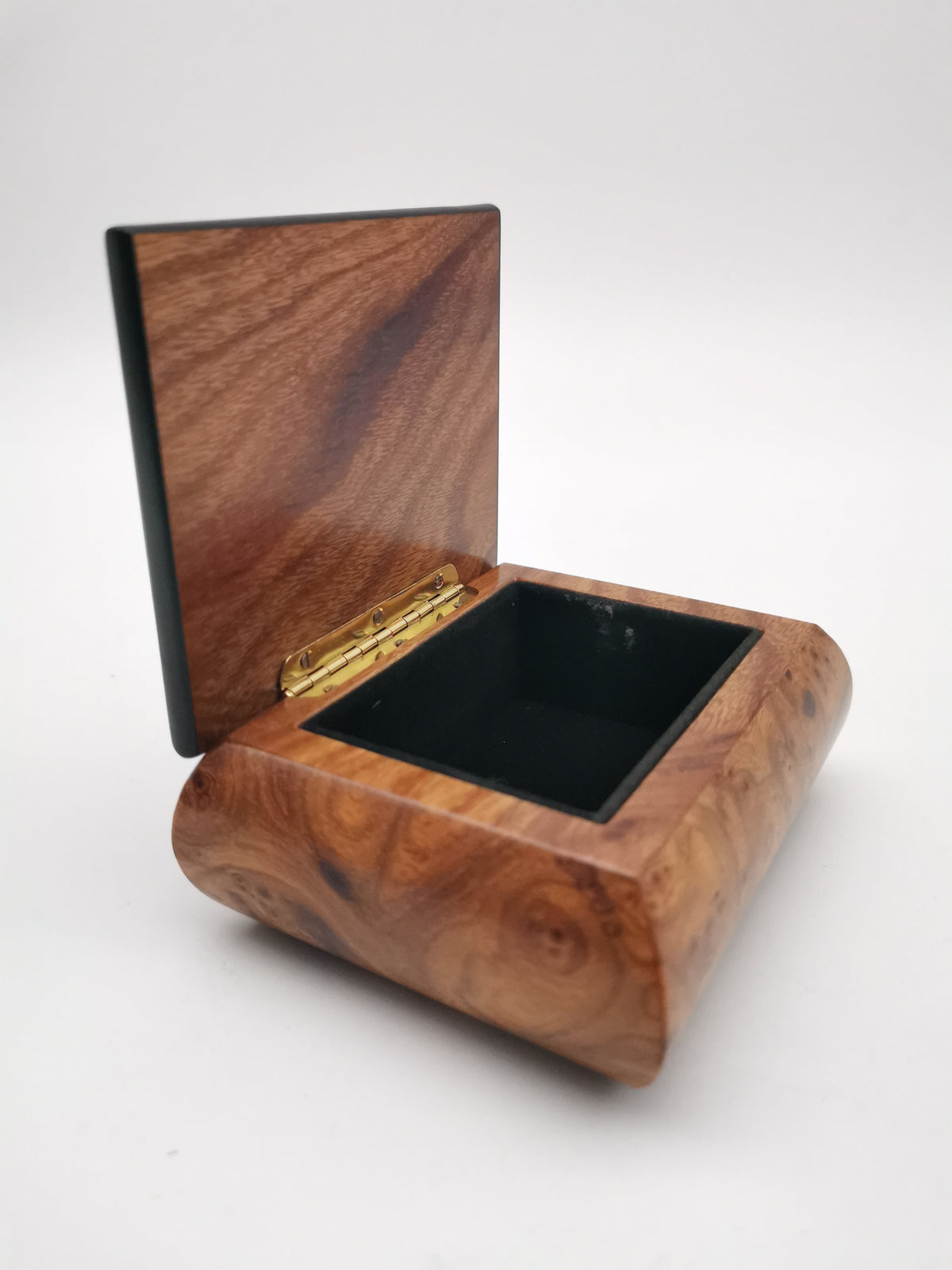 Vintage Italian Sorrento Olive Wood Inlaid Jewelry Box – Matte Birds Marquetry