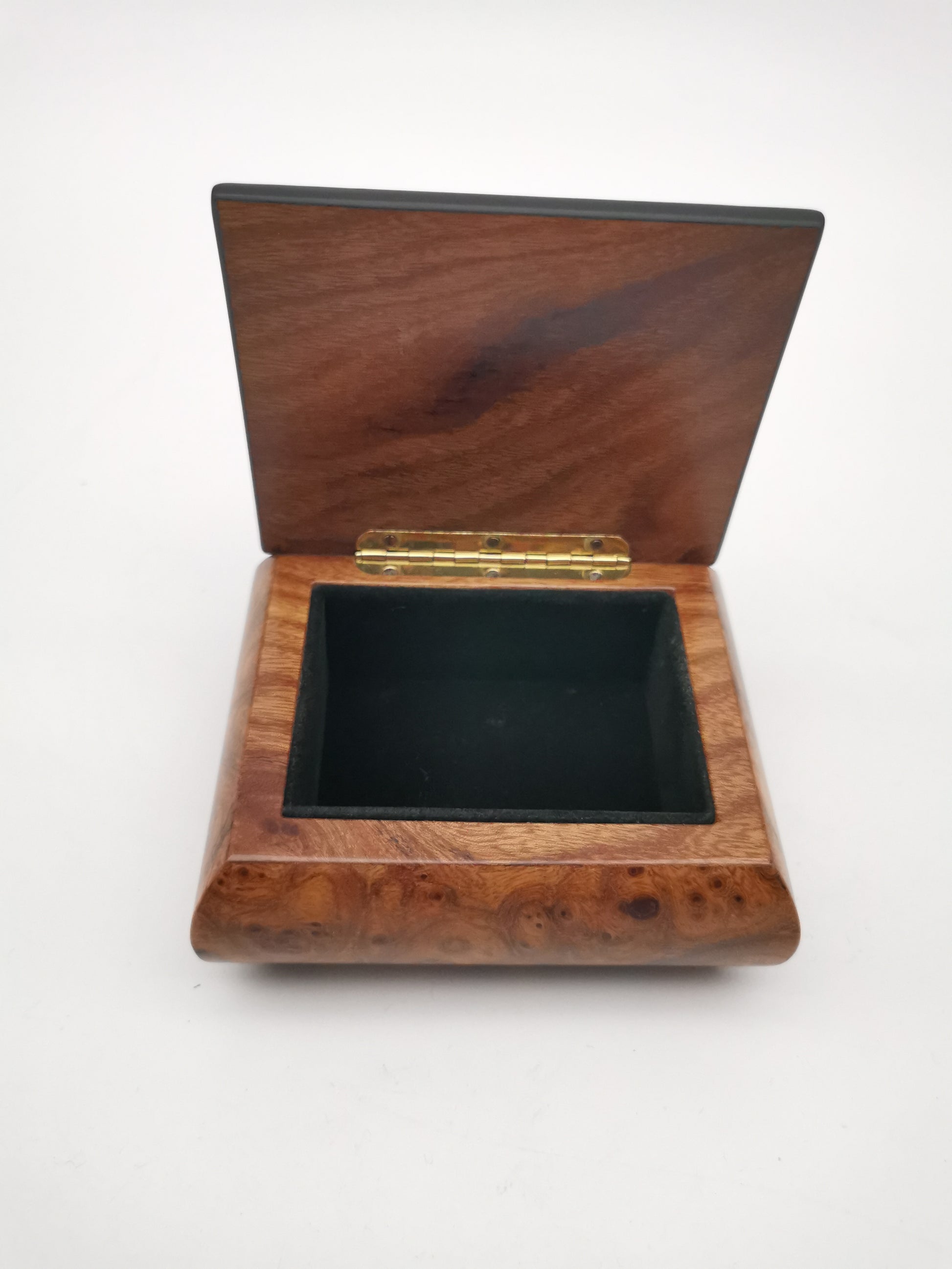 Vintage Italian Sorrento Olive Wood Inlaid Jewelry Box – Matte Birds Marquetry