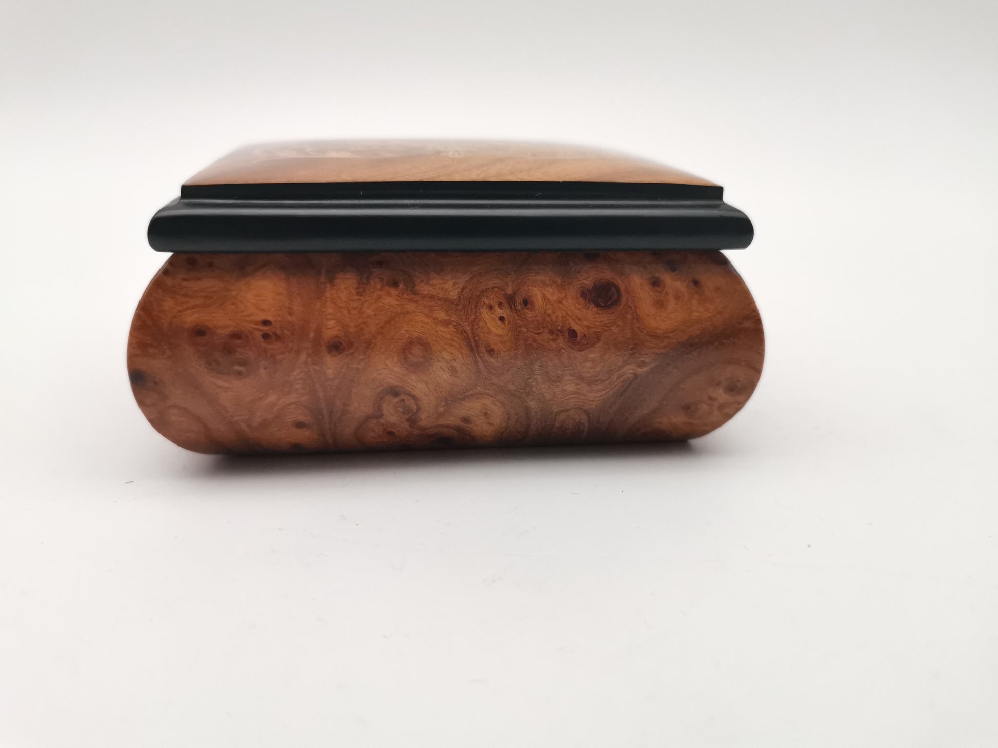 Vintage Italian Sorrento Olive Wood Inlaid Jewelry Box – Matte Birds Marquetry