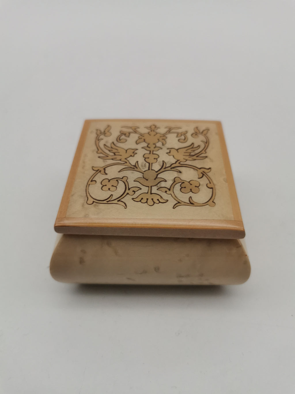 Vintage Italian Sorrento Inlaid Wood Trinket Ring Box