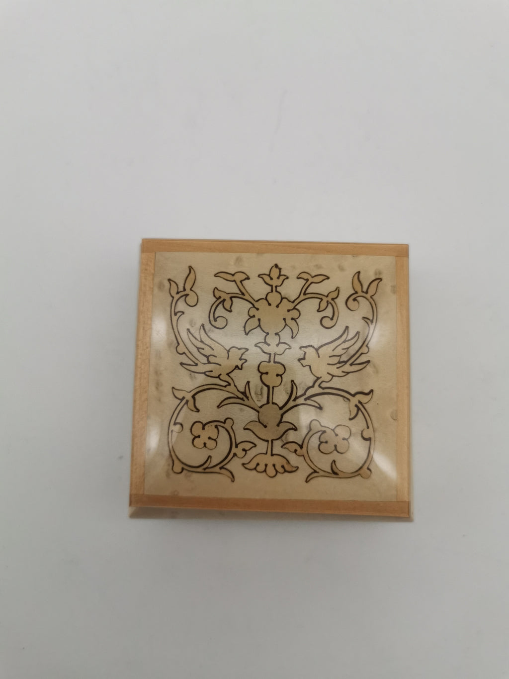 Vintage Italian Sorrento Inlaid Wood Trinket Ring Box