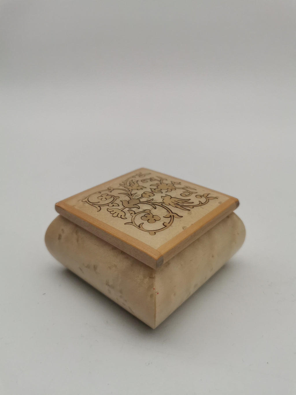 Vintage Italian Sorrento Inlaid Wood Trinket Ring Box