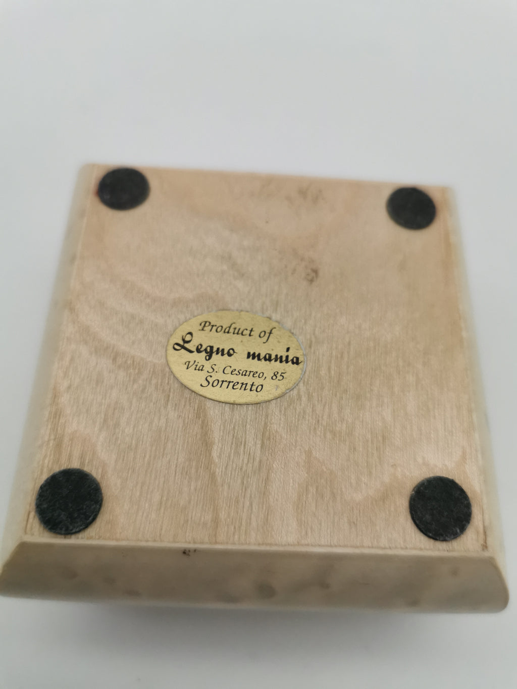 Vintage Italian Sorrento Inlaid Wood Trinket Ring Box