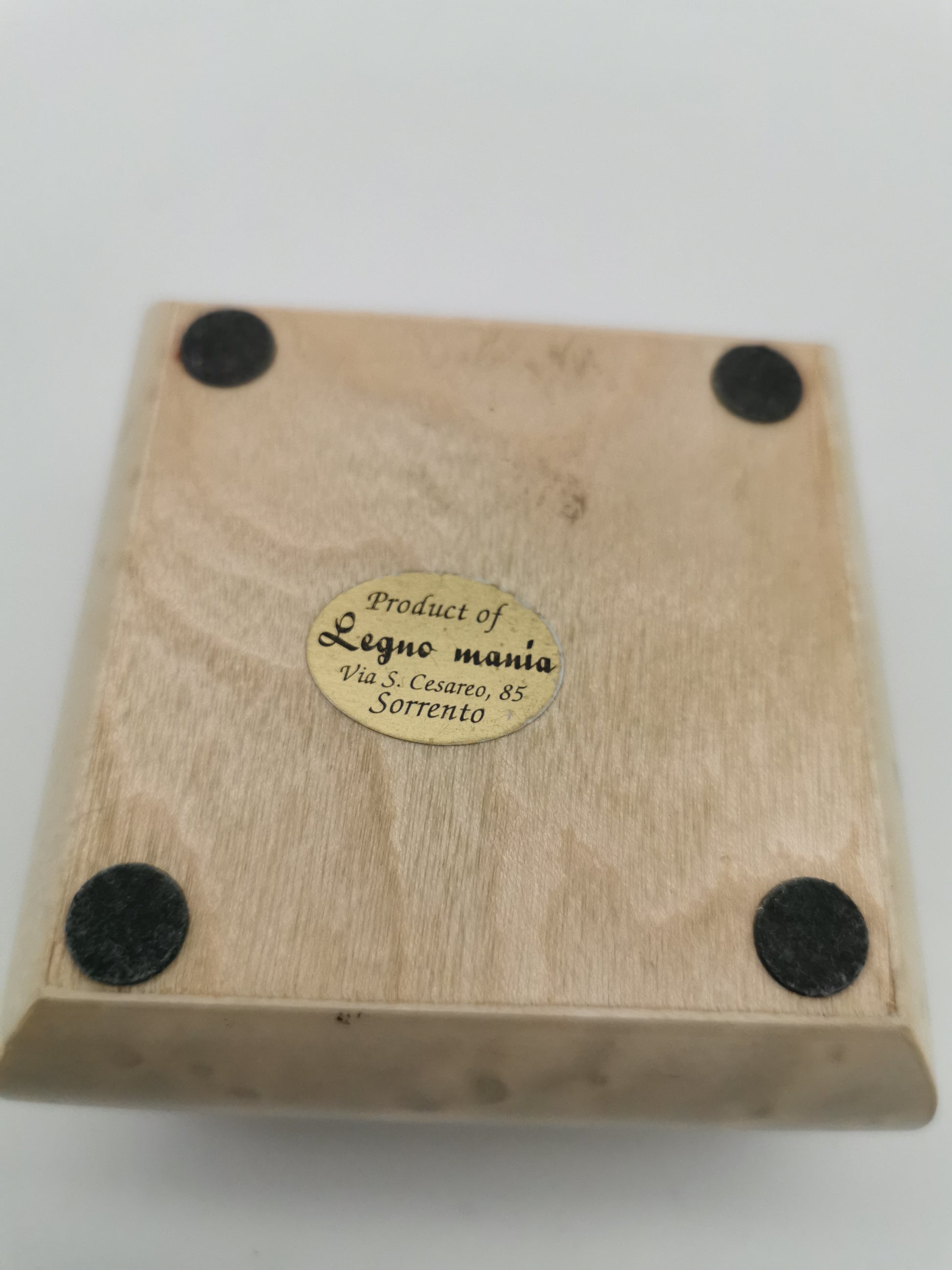 Vintage Italian Sorrento Inlaid Wood Trinket Ring Box