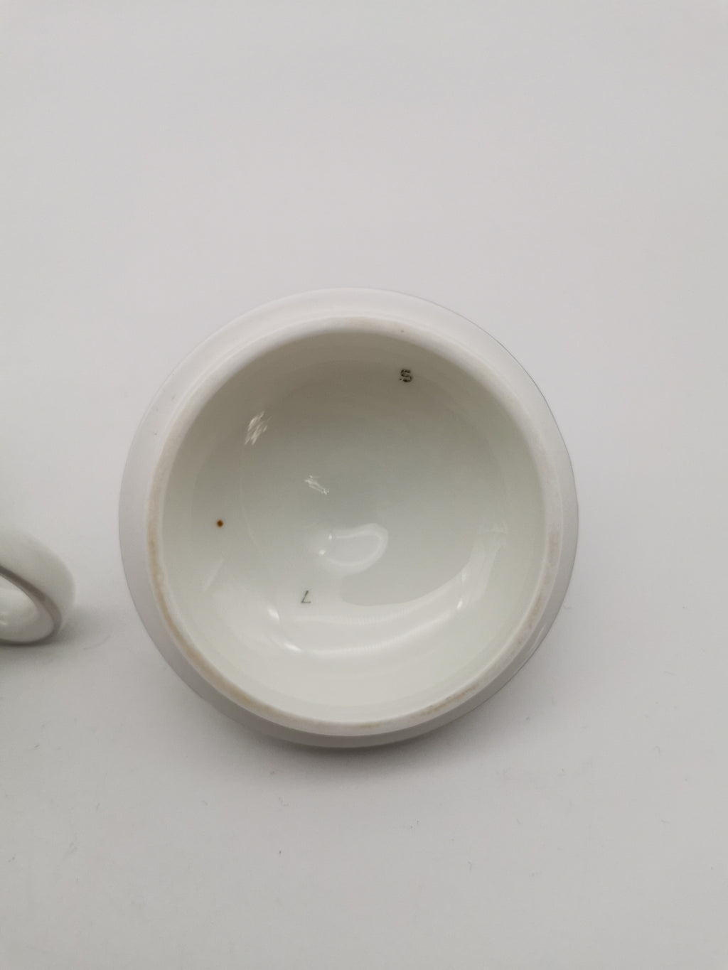 Vintage Wedgwood White and Platinum Fine Bone China Lidded Sugar Bowl