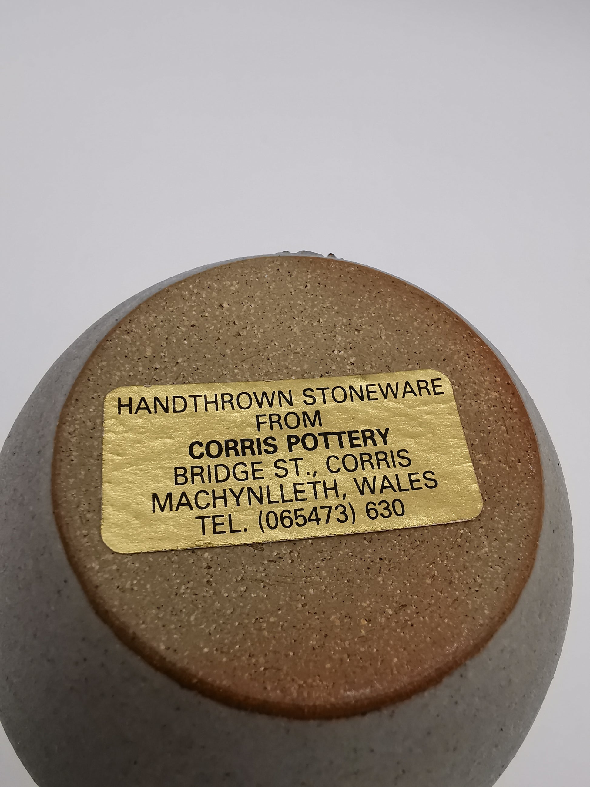 Signed Vintage Dave Wallbridge Corris Pottery Welsh Landscape Vase