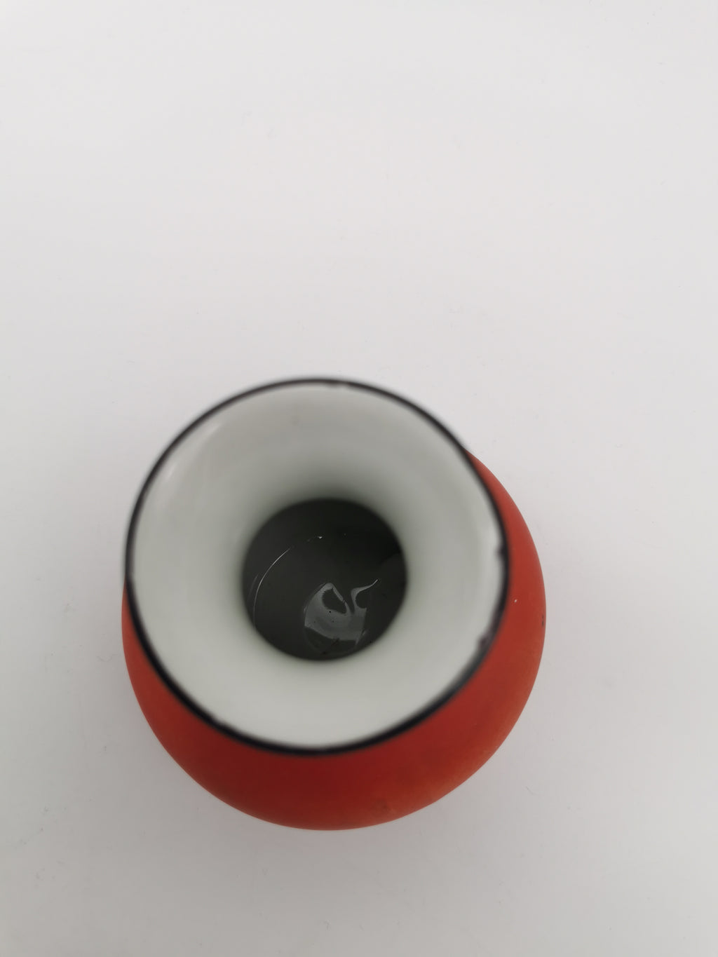 Vintage 1930s Burleigh Ware Art Deco Small Red Bud Vase - Burgess & Leigh