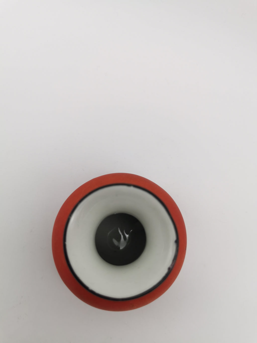 Vintage 1930s Burleigh Ware Art Deco Small Red Bud Vase - Burgess & Leigh
