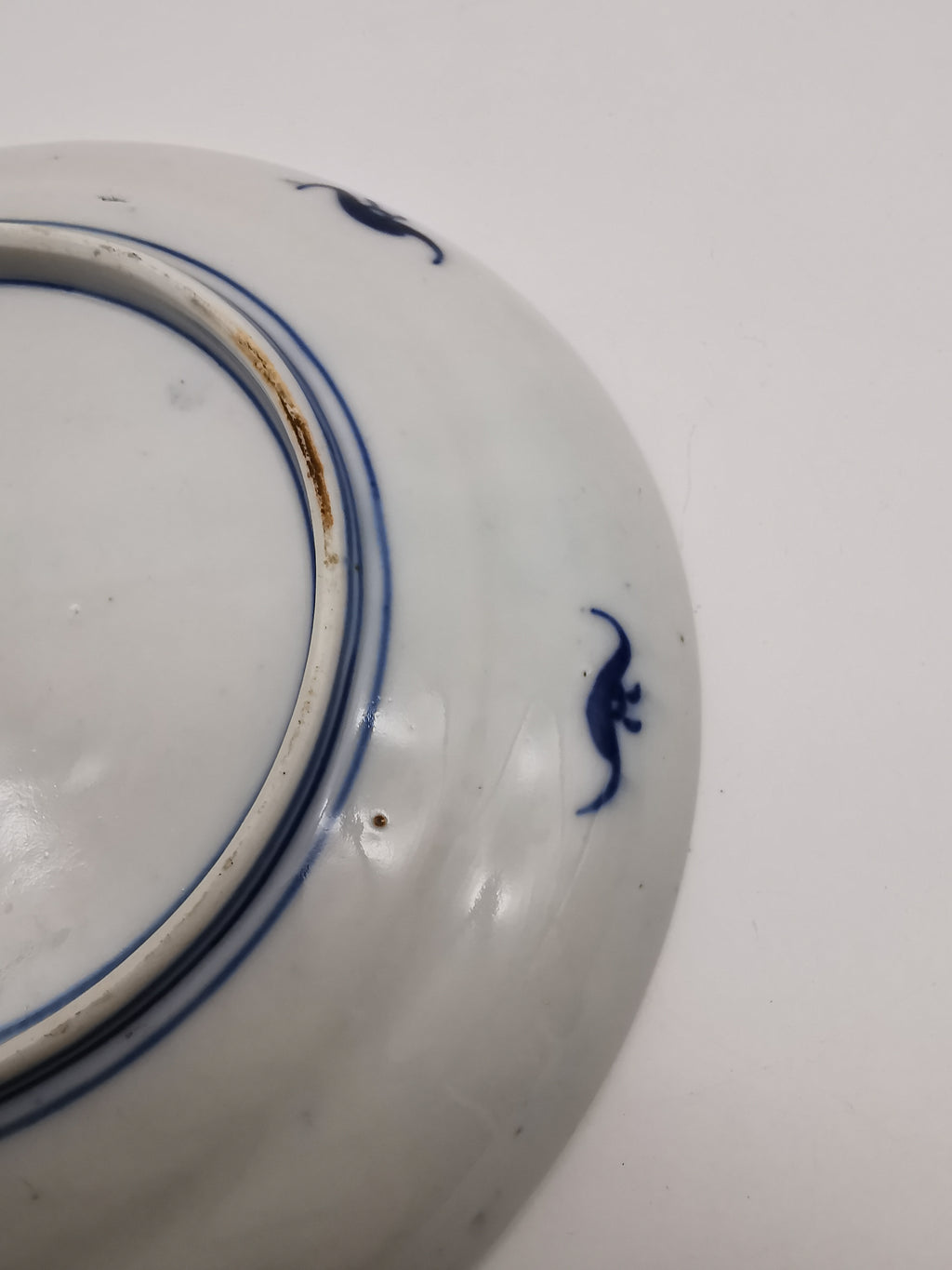 Antique 19th Century Chinese Imari Butterfly Export Plate