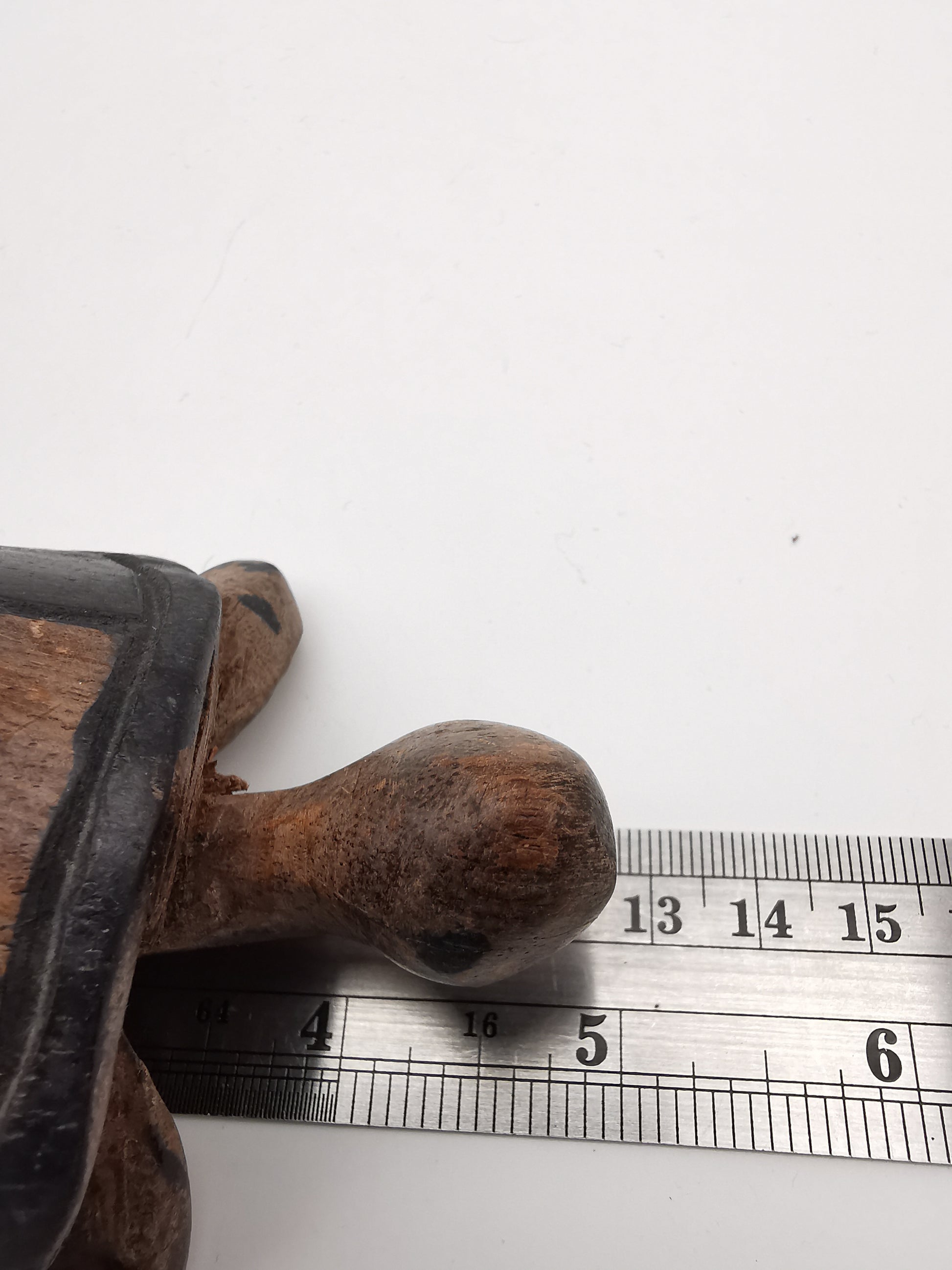 Hand-Carved Rustic Wooden Tortoise / Vintage Style Folk Art Turtle