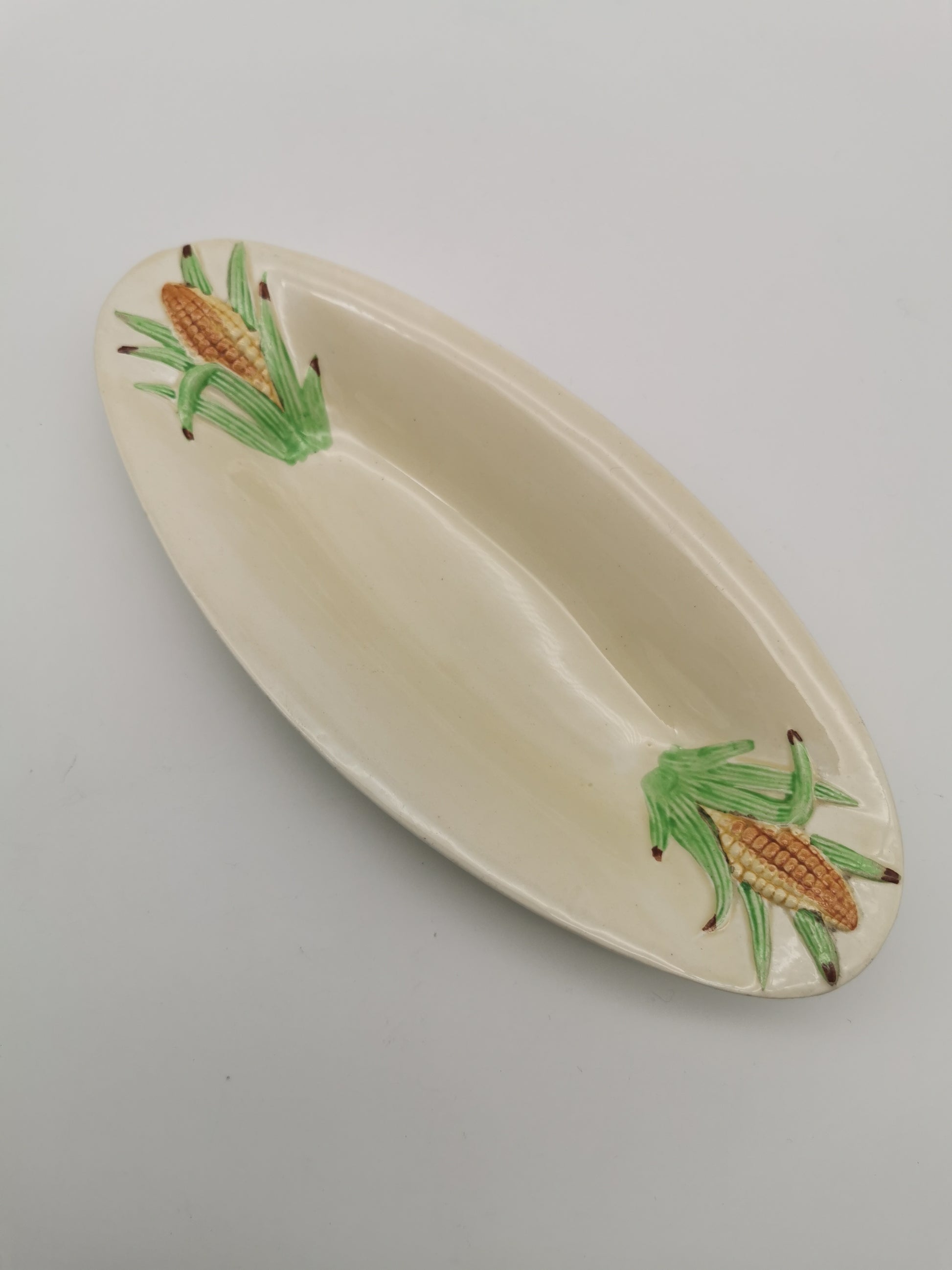 Clarice Cliff "Corn on the Cob" Small Oval Tray