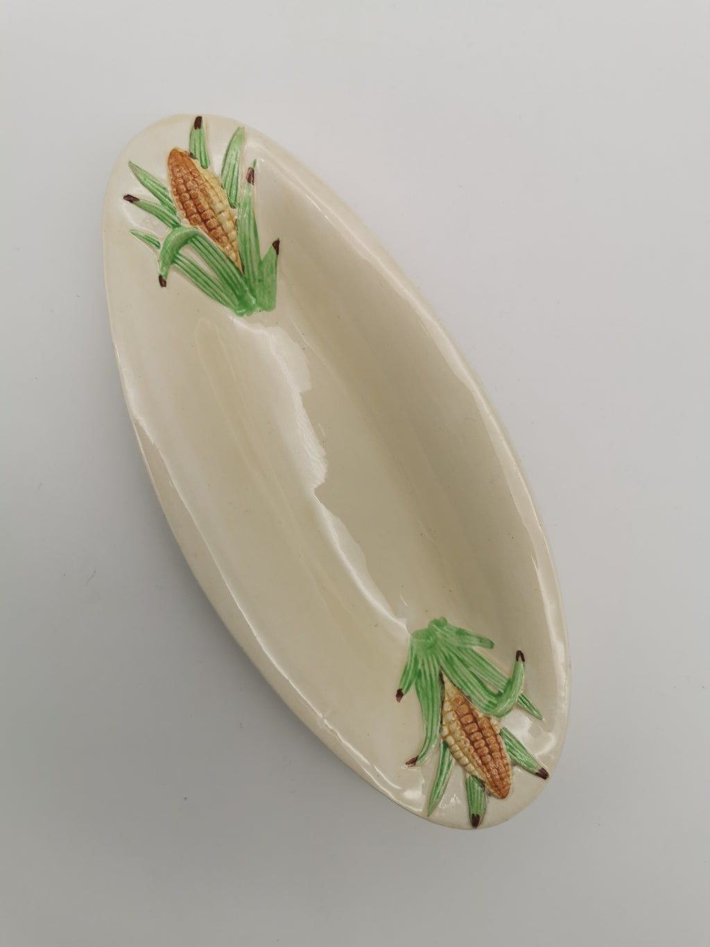 Clarice Cliff "Corn on the Cob" Small Oval Tray