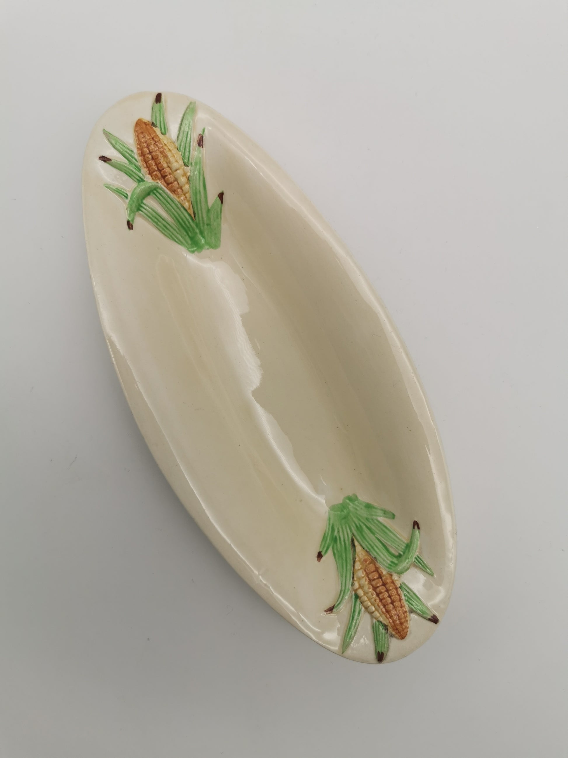 Clarice Cliff "Corn on the Cob" Small Oval Tray