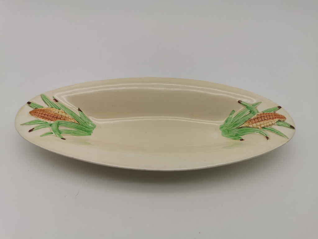 Clarice Cliff "Corn on the Cob" Small Oval Tray