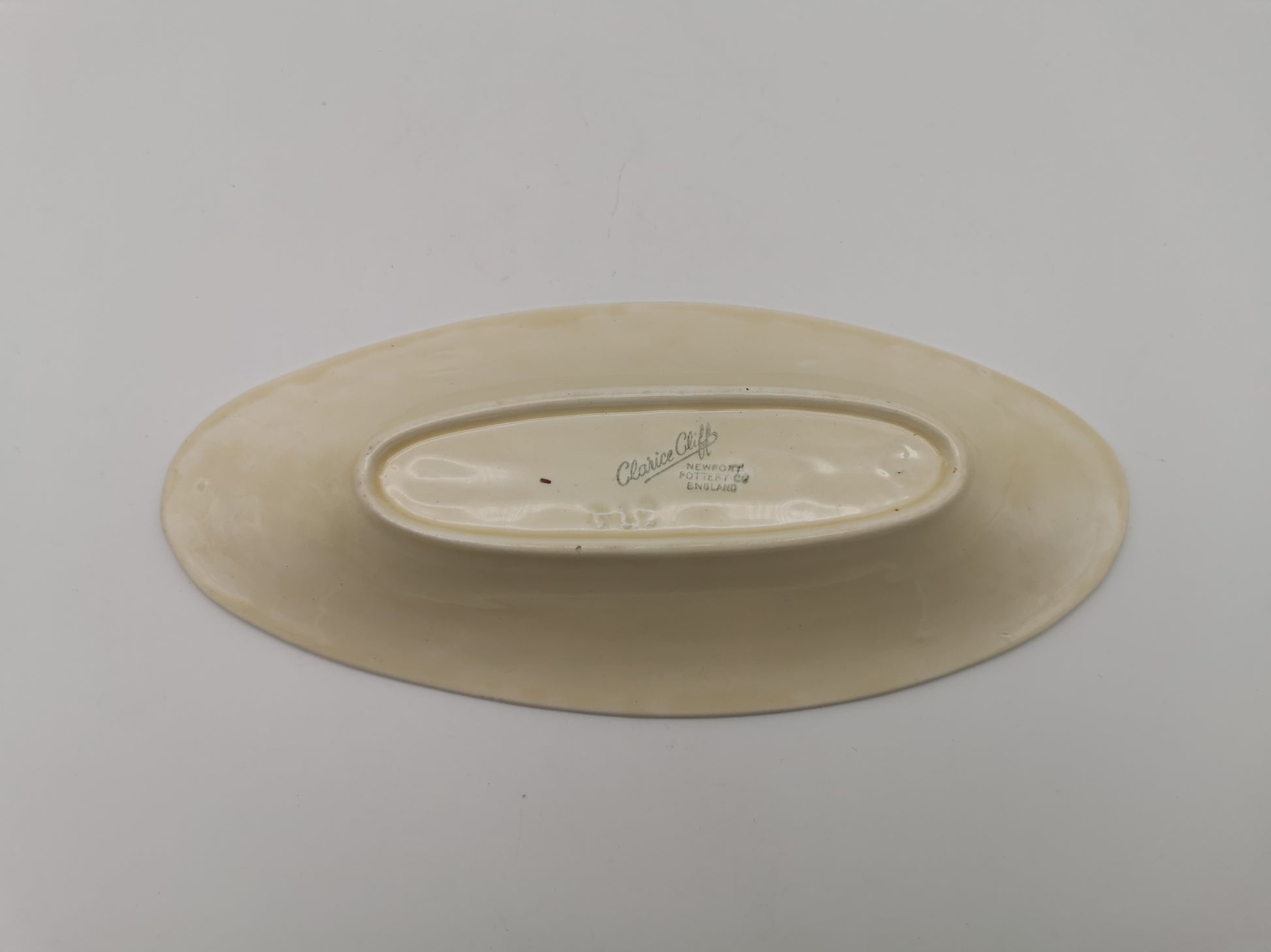 Clarice Cliff "Corn on the Cob" Small Oval Tray