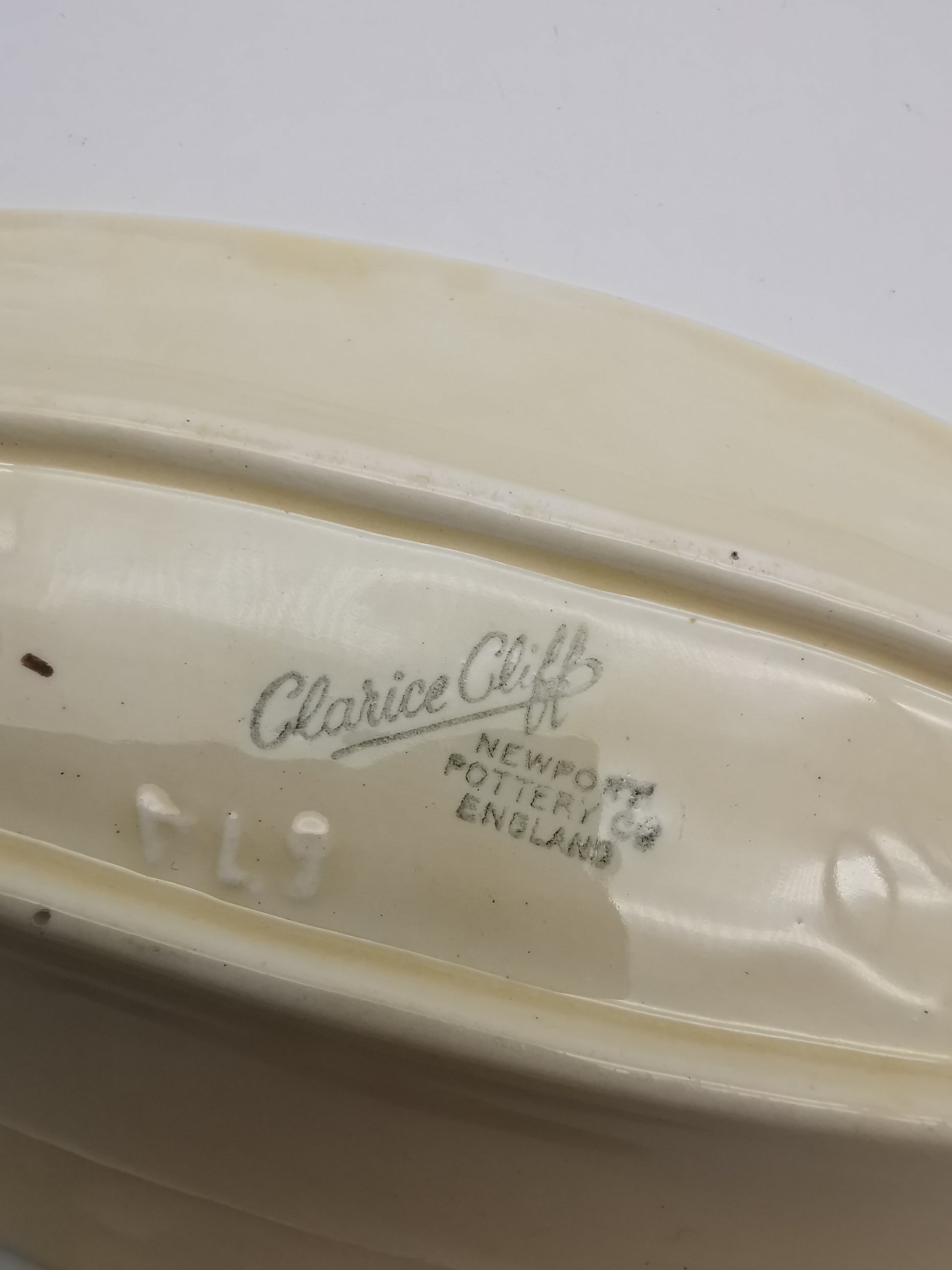 Clarice Cliff "Corn on the Cob" Small Oval Tray