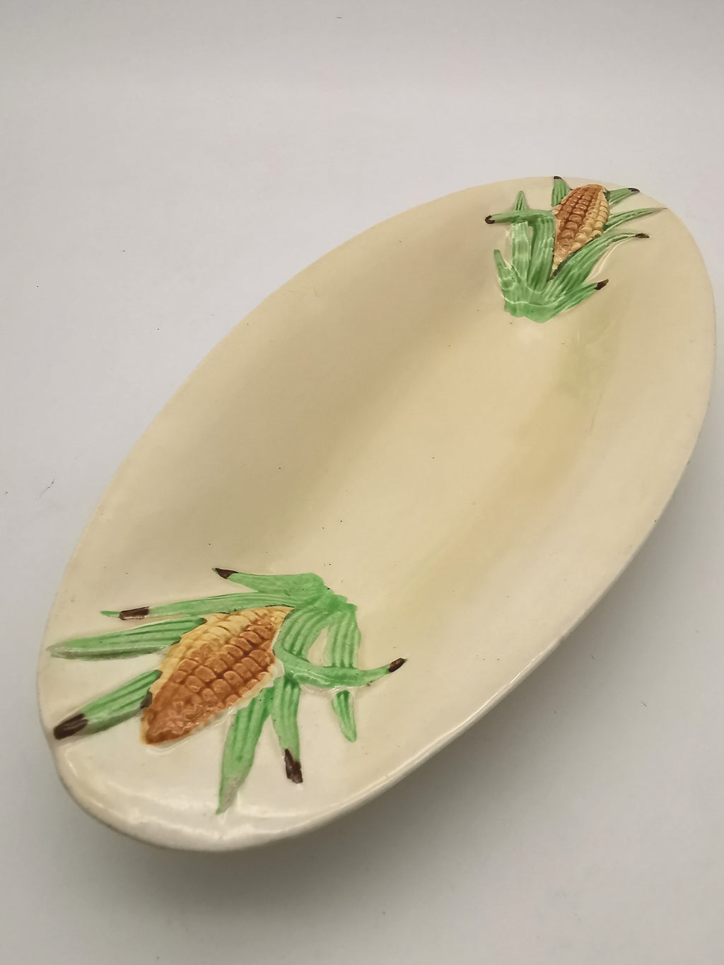 Clarice Cliff "Corn on the Cob" Small Oval Tray