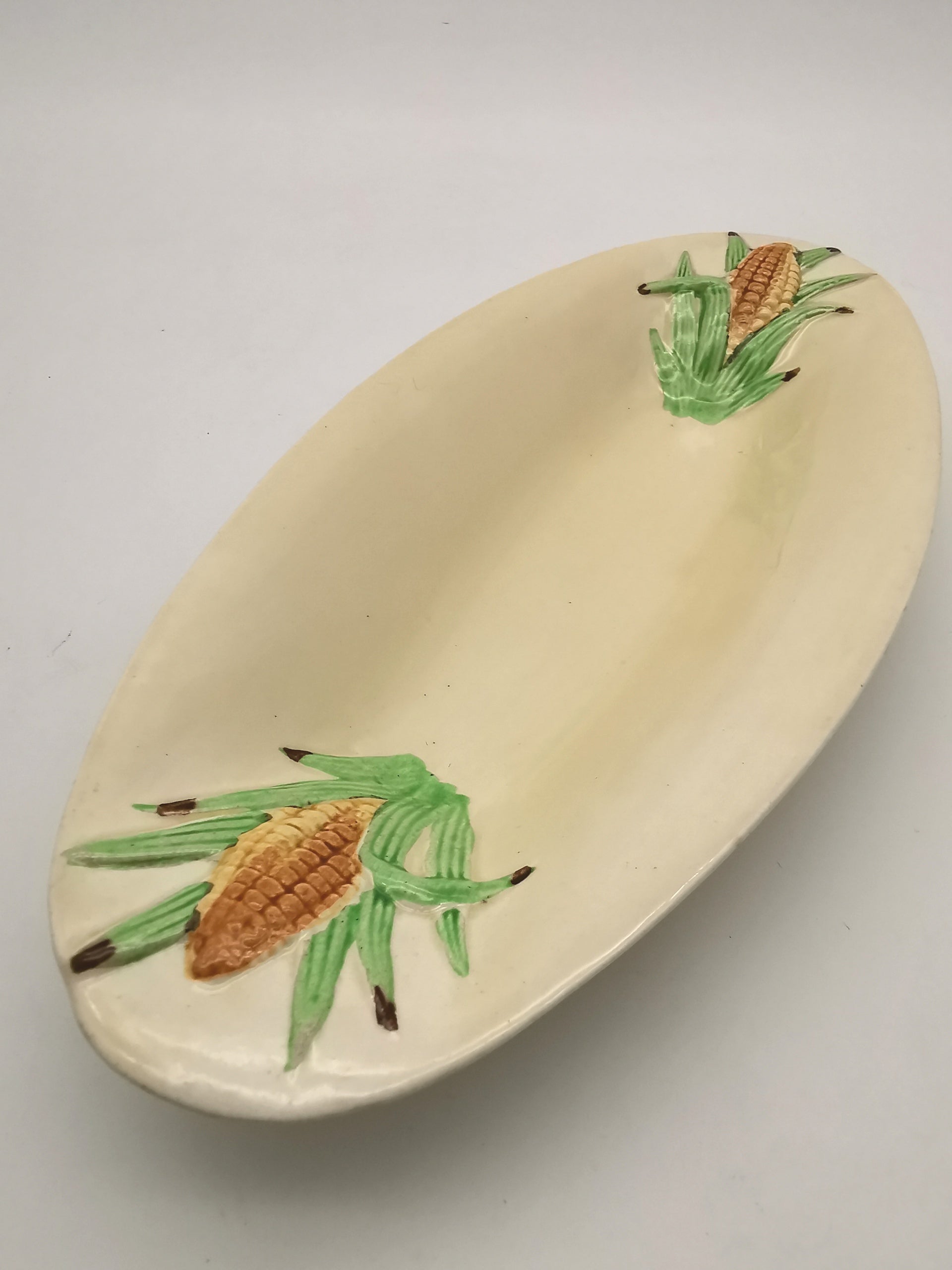 Clarice Cliff "Corn on the Cob" Small Oval Tray