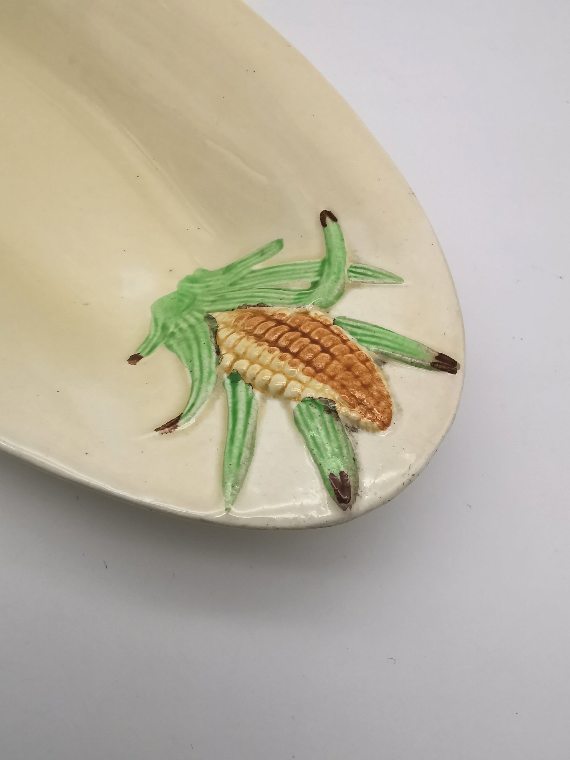 Clarice Cliff "Corn on the Cob" Small Oval Tray