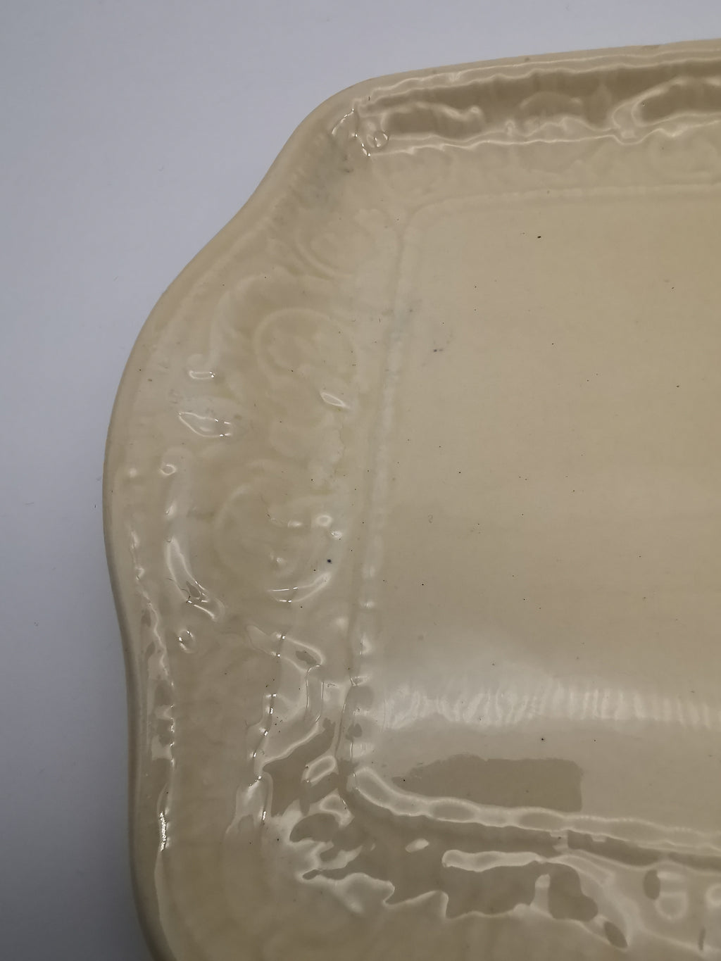 Royal Crownford "Charlotte" Blue and White Sandwich Tray – Staffordshire Ironstone Serving Platter