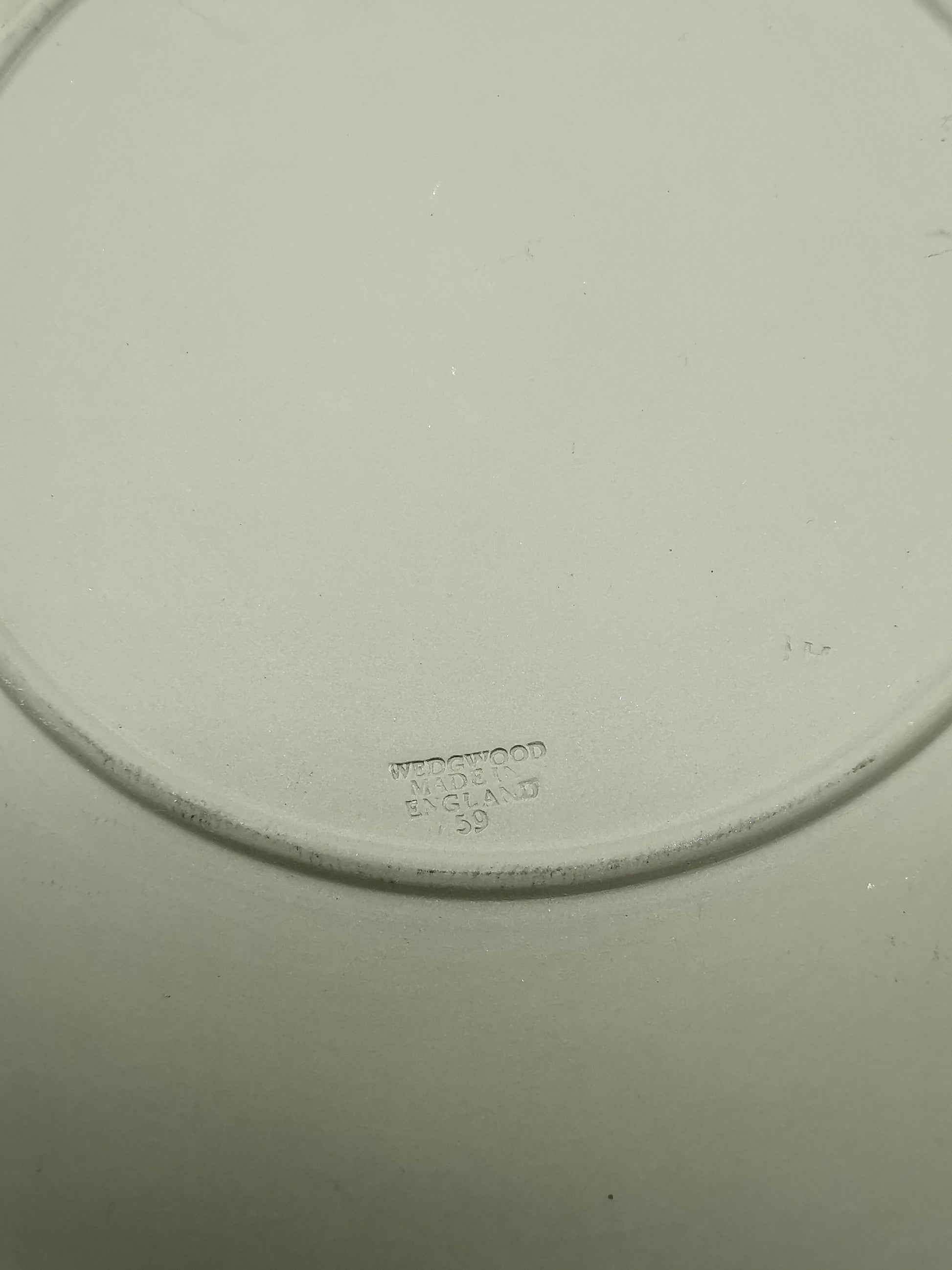 Vintage Wedgwood Sage Green Jasperware Plate 24cm
