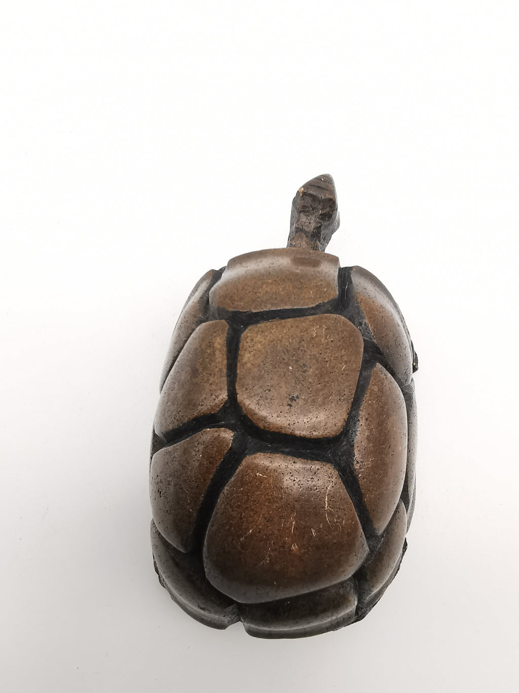 Heavy Vintage Swaziland Soapstone Tortoise – Rare Eswatini Hand-Carved Sculpture