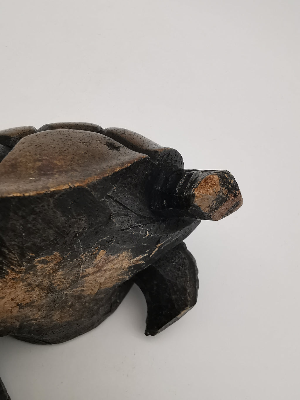 Heavy Vintage Swaziland Soapstone Tortoise – Rare Eswatini Hand-Carved Sculpture