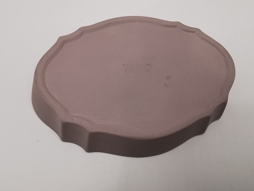 Vintage Wedgwood Lilac Jasperware Oval Scalloped Trinket Dish