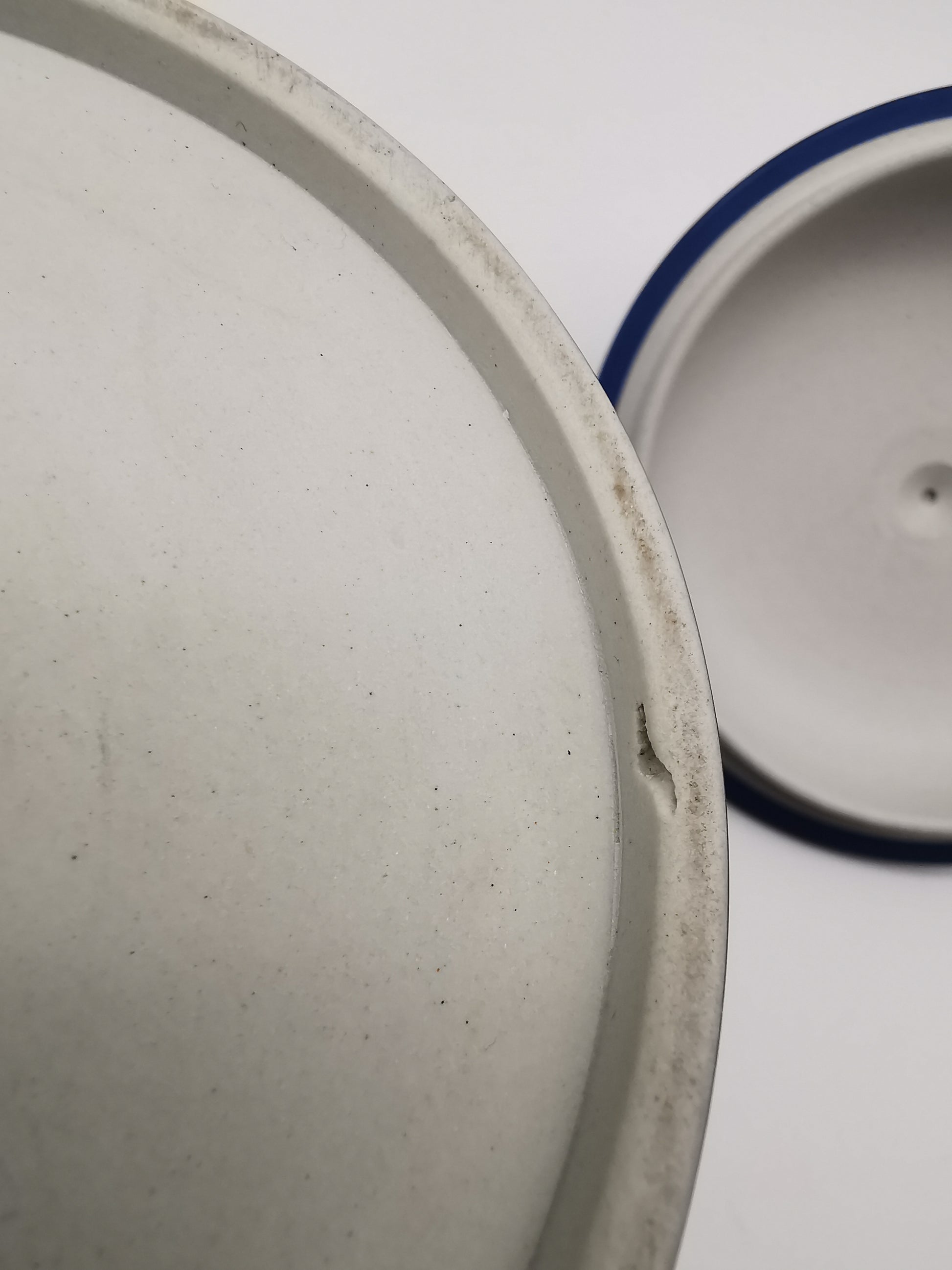 Antique Victorian Wedgwood Cobalt Dark Blue Jasperware Acorn Finial Biscuit Barrel -Jar