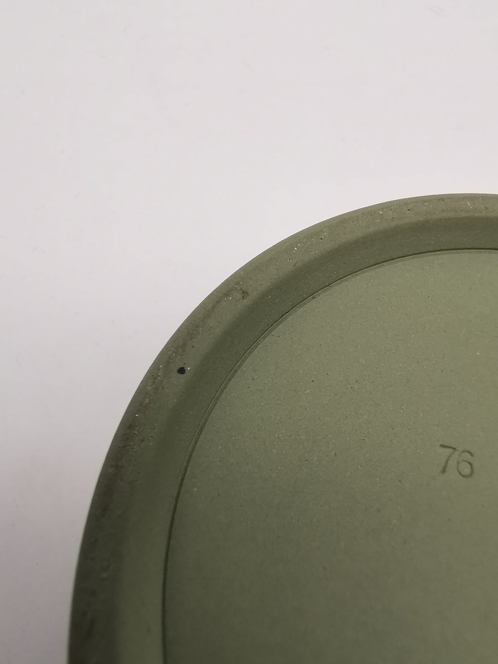 Vintage Wedgwood Sage Green Jasperware Small Round Grapevine Trinket Box