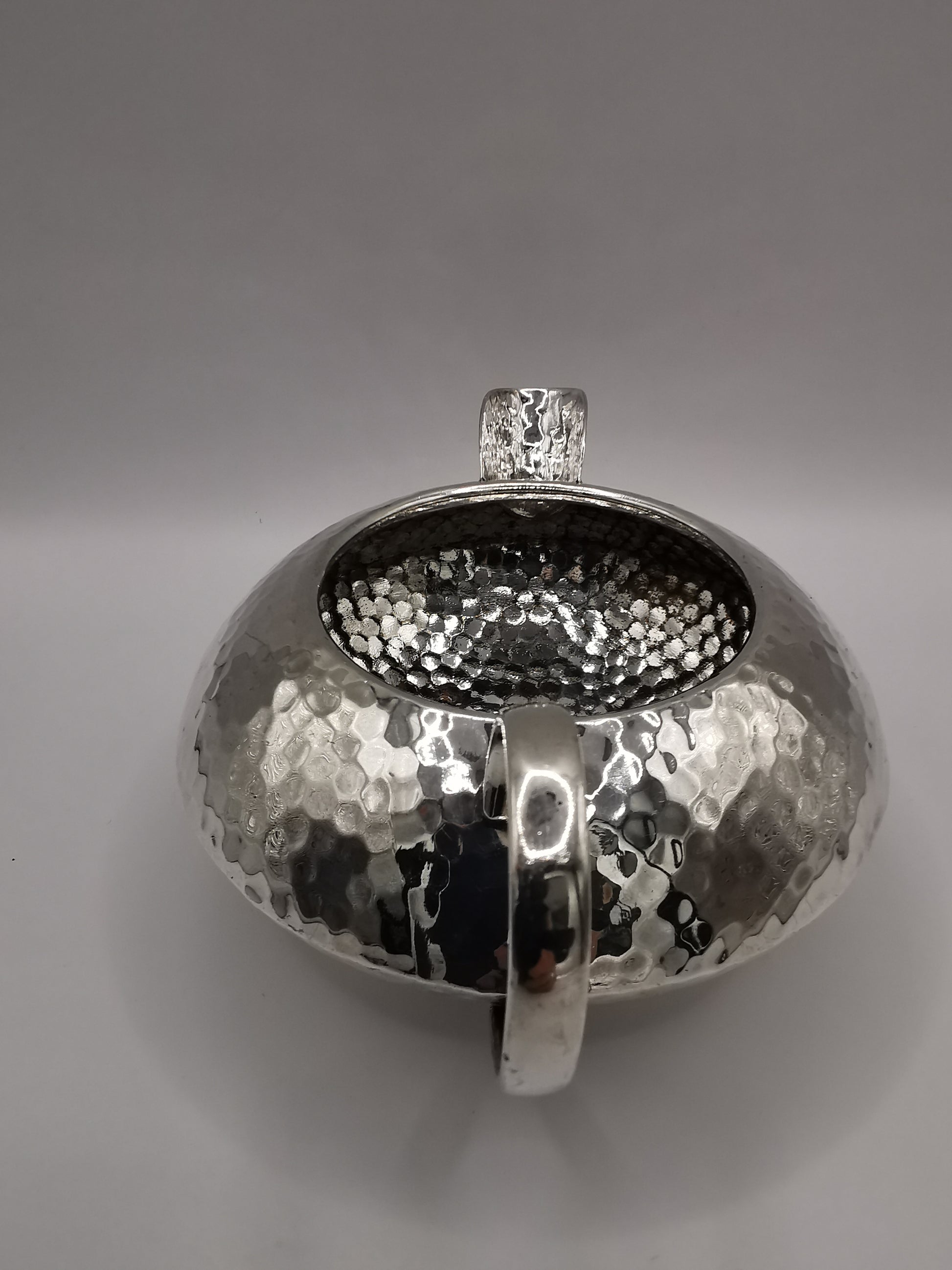 Vintage Hammered Silver Plated Creamer/ Milk jug, marked SM & Co