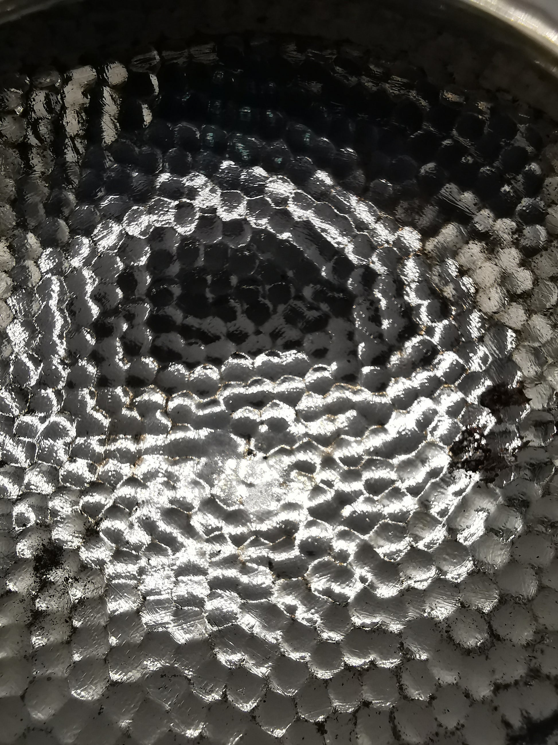 Vintage Hammered Silver Plated Creamer/ Milk jug, marked SM & Co